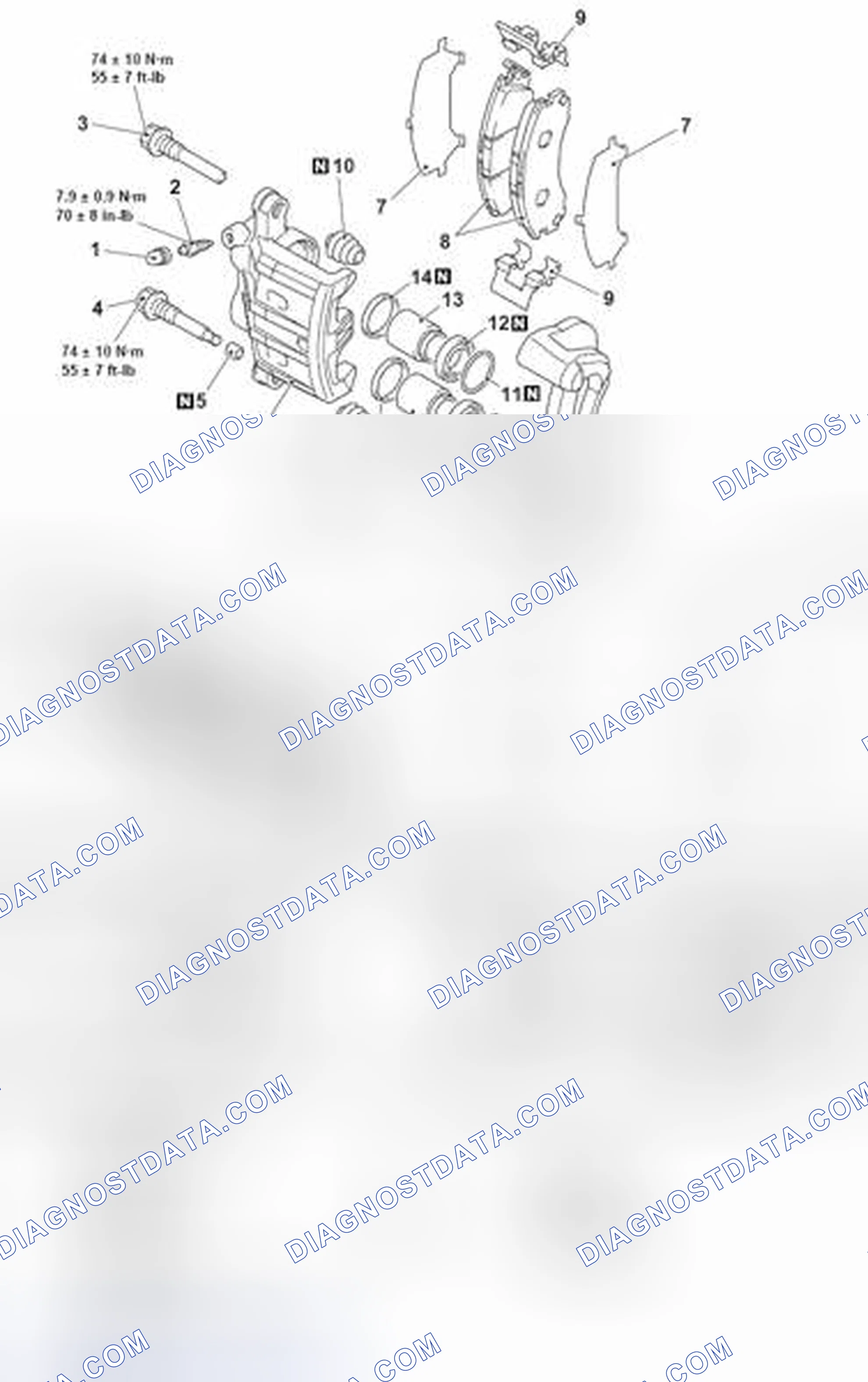 Scheme 28: DISASSEMBLY AND ASSEMBLY - 16-INCH FRONT DISC BRAKE (RALLIART)