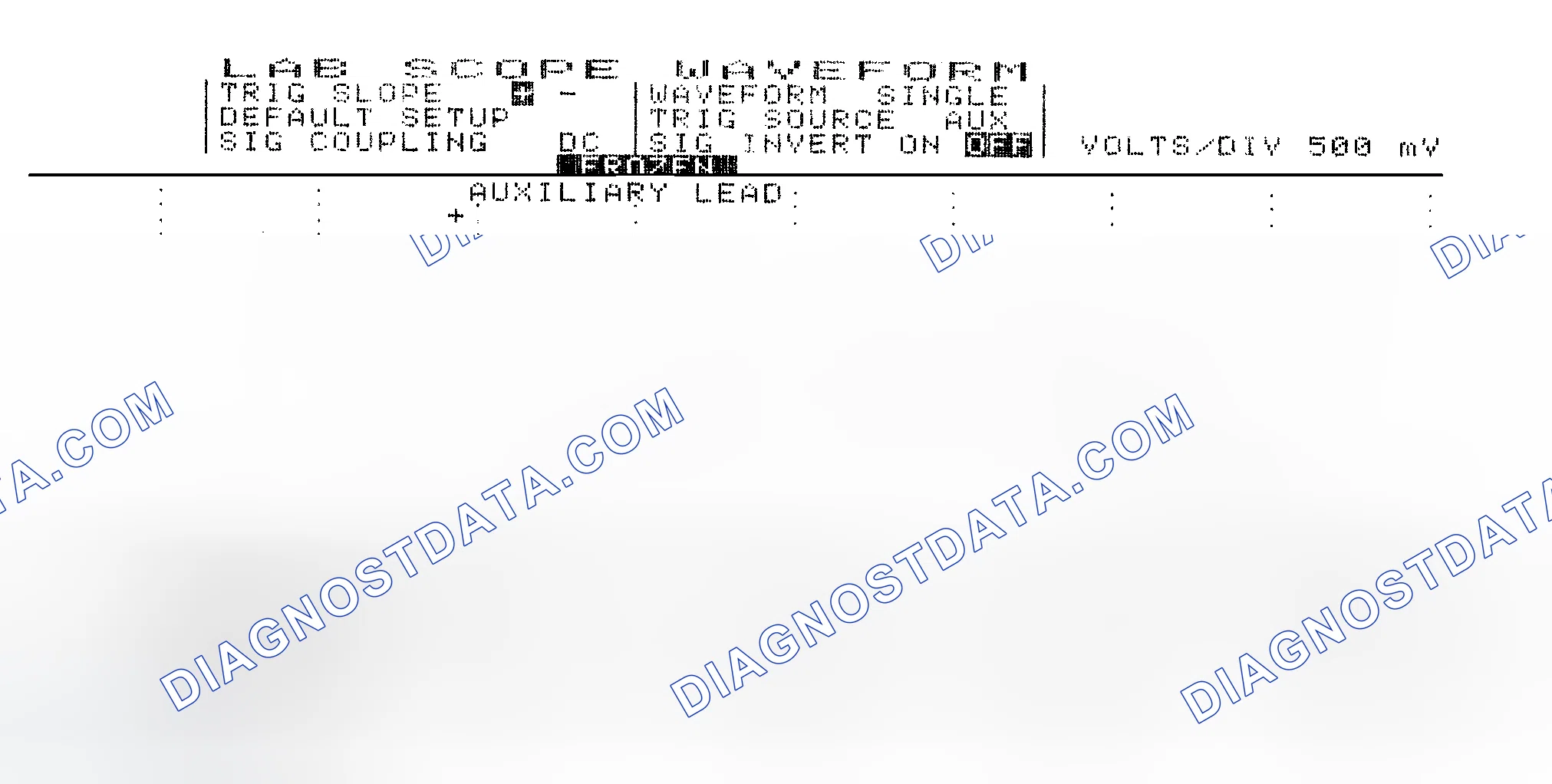 Scheme 14: Single Injector w/Excessive Current Flow - Current Pattern