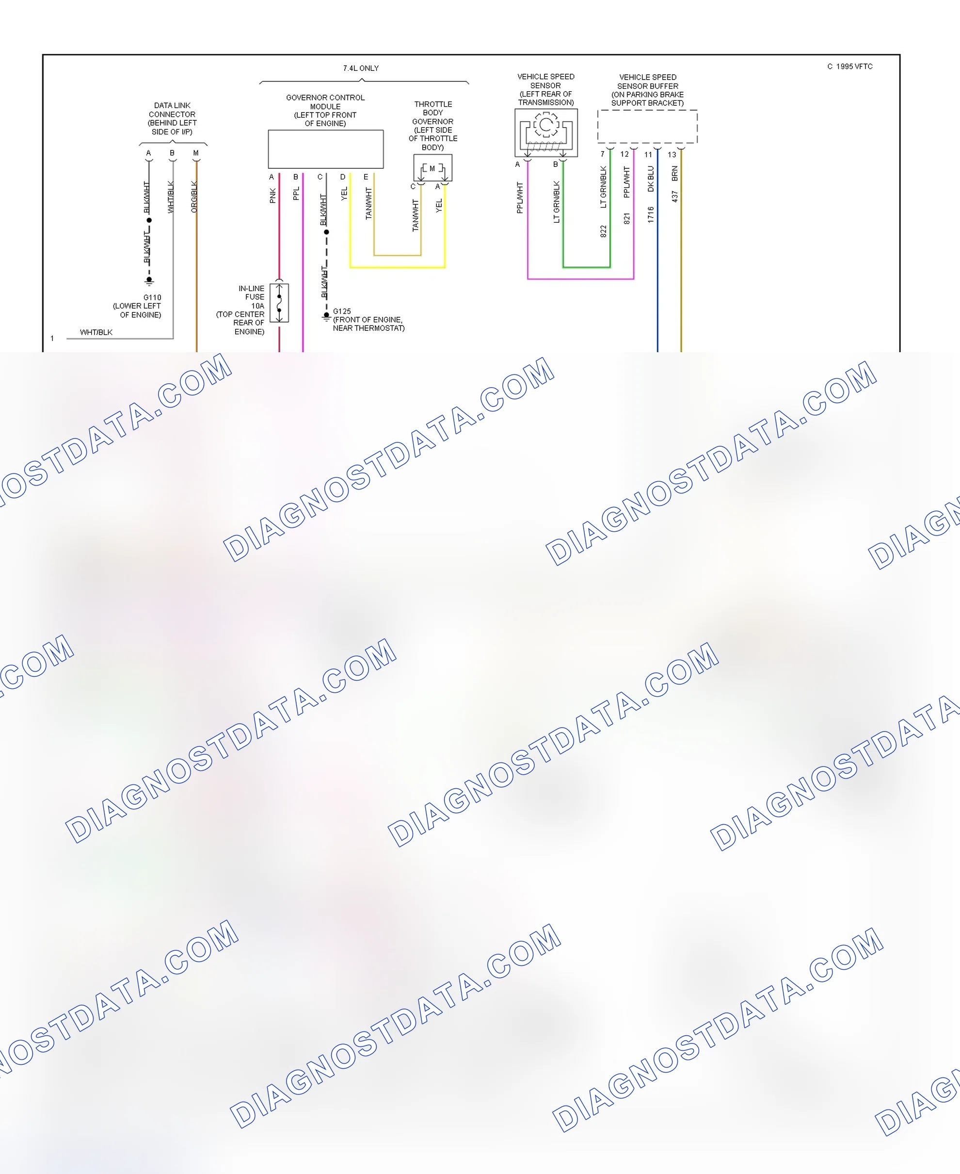 Scheme 38: Wiring Diagram (Van - 5.7L With 4L80-E - 3 Of 3)
