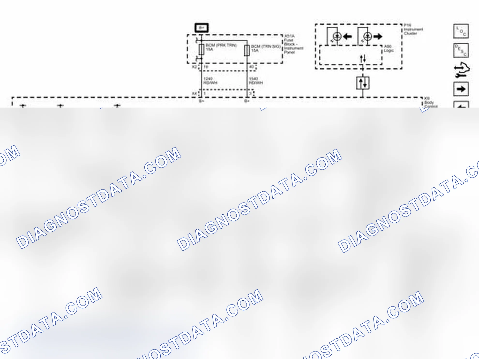 Scheme 6: Turn Signal/Hazard Lamps Wiring Schematics