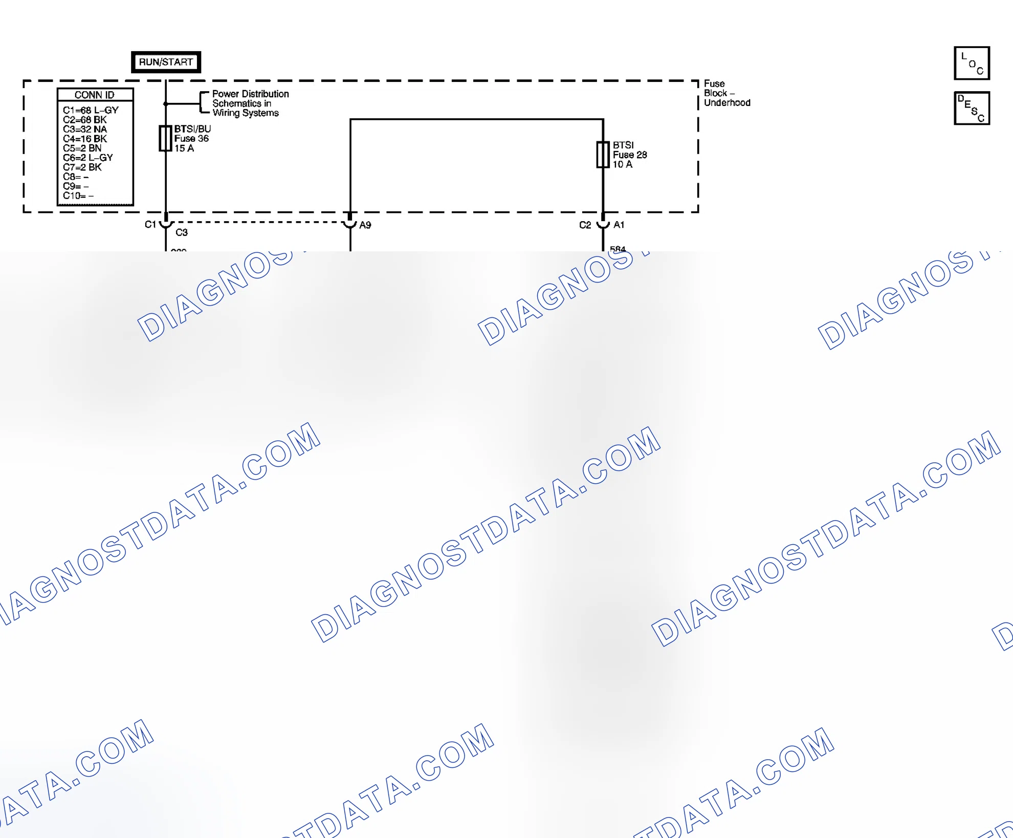 Scheme 281: Automatic Transmission Shift Lock Control Schematics