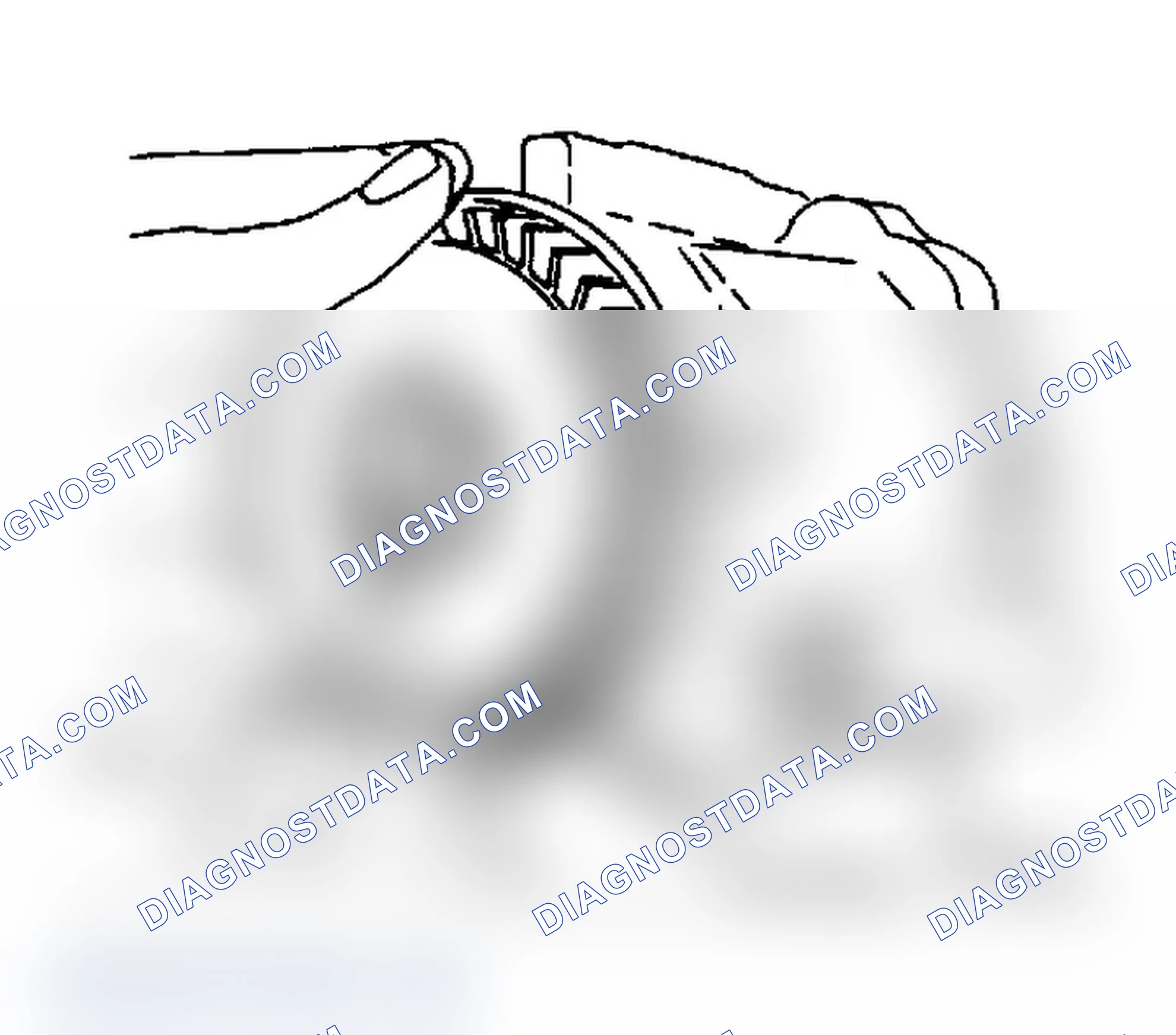 Scheme 15: Removing Centrifugal Fan Filter from Air Injection Pump with Pulley Removed Be careful that fragments do not enter air intake hole.
