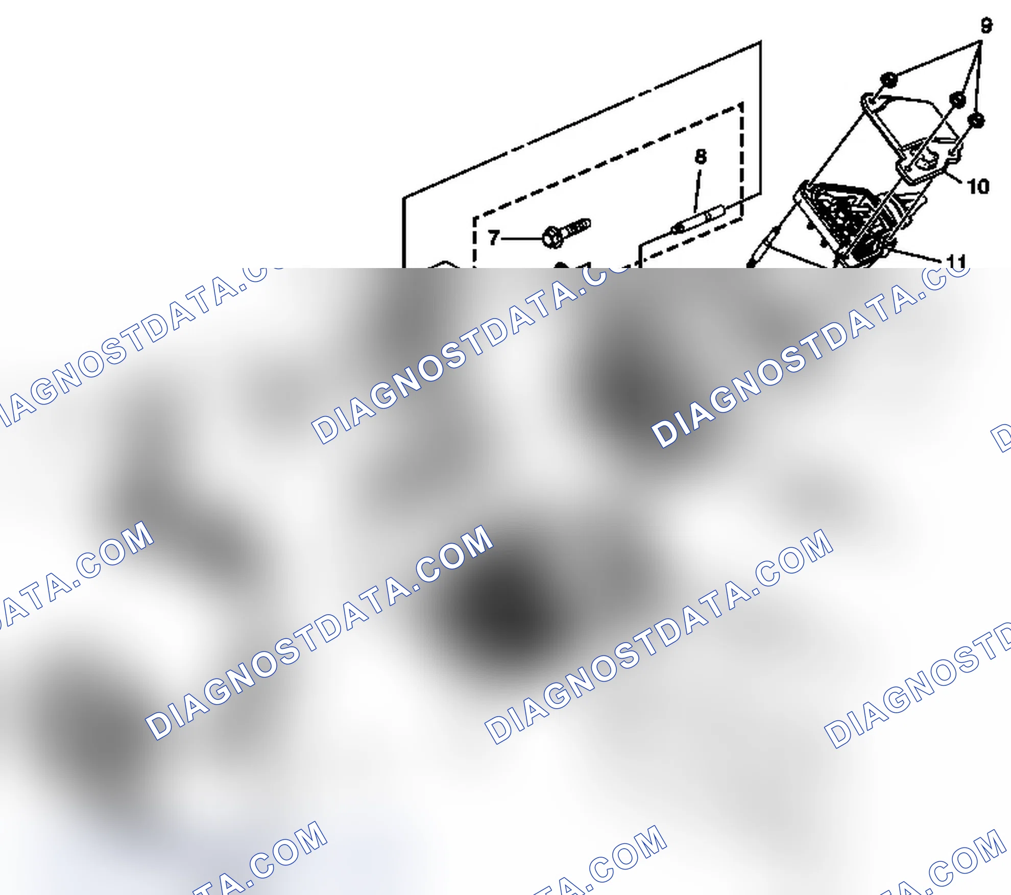 Scheme 16: Starter Generator, Drive Motor Tensioner, Drive Motor Battery Cable, and Components