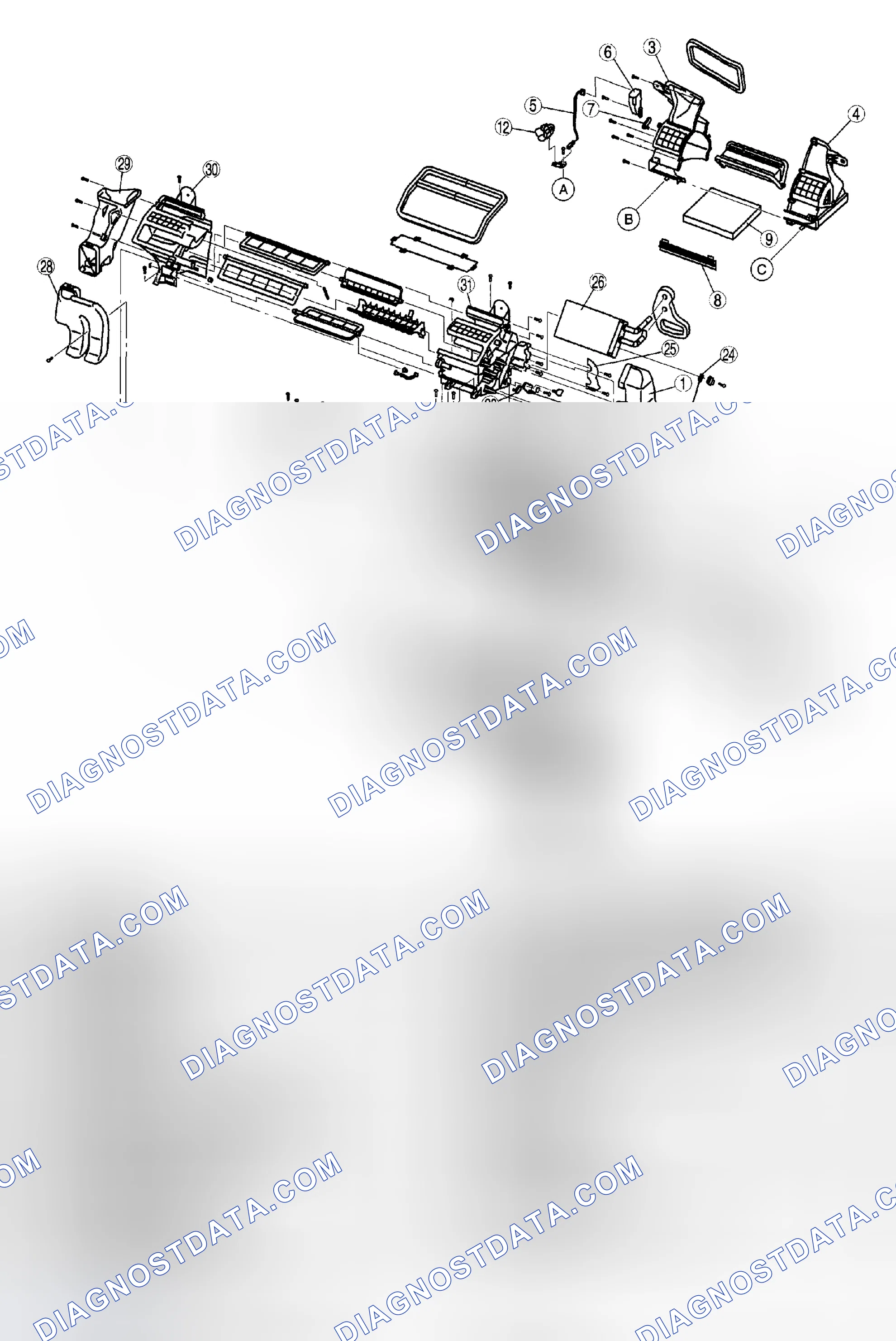 Scheme 143: A/C UNIT DISASSEMBLY/ASSEMBLY [L3, AJ]