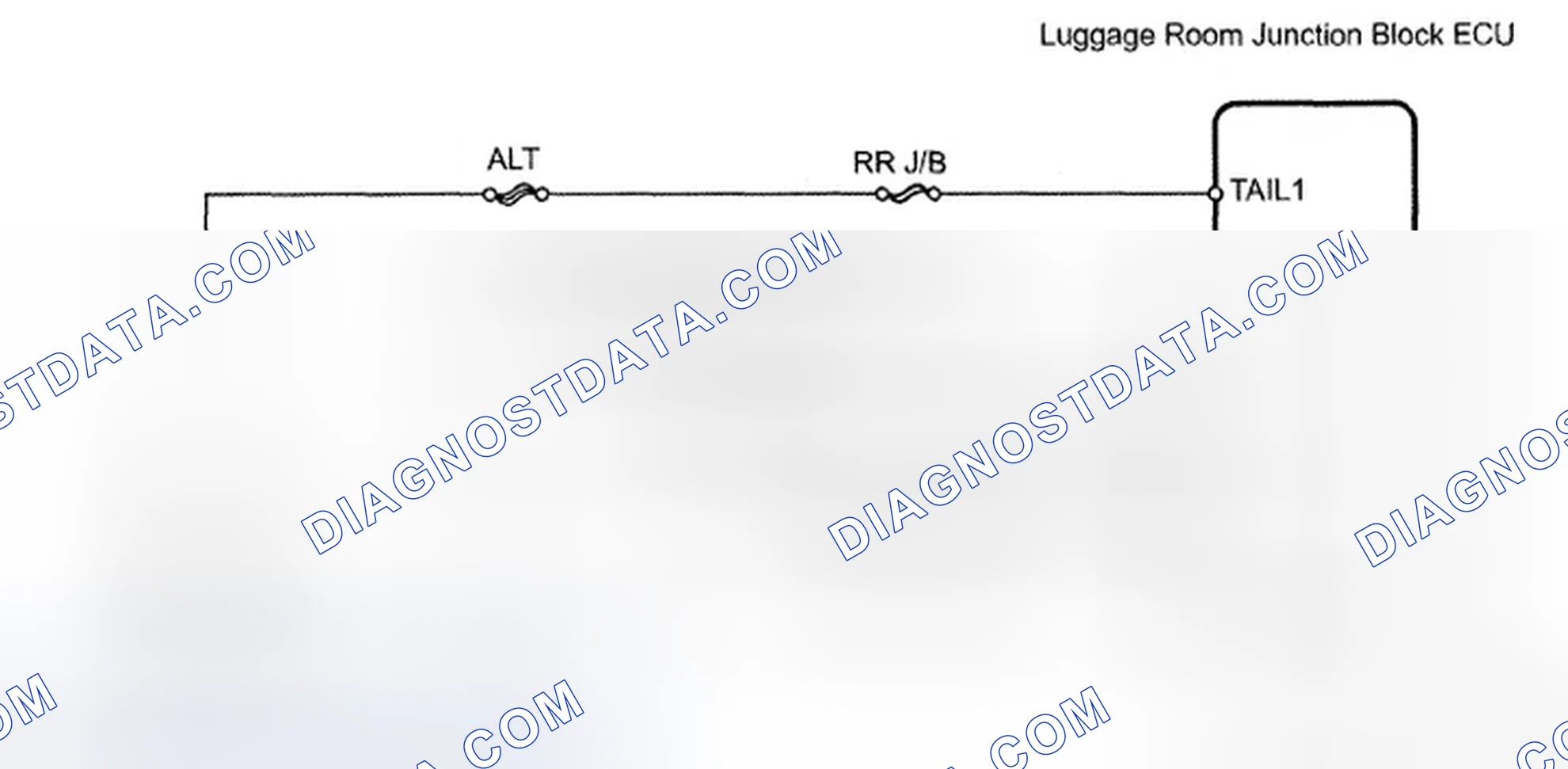 Scheme 51: Rear Combination Light - Wiring Diagram