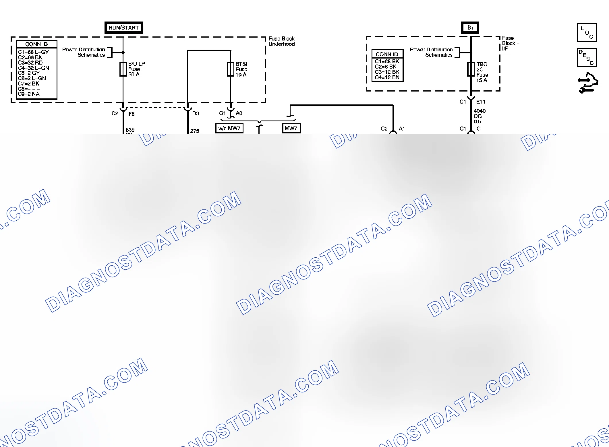 Scheme 203: Shift Lock Control Wiring Schematics