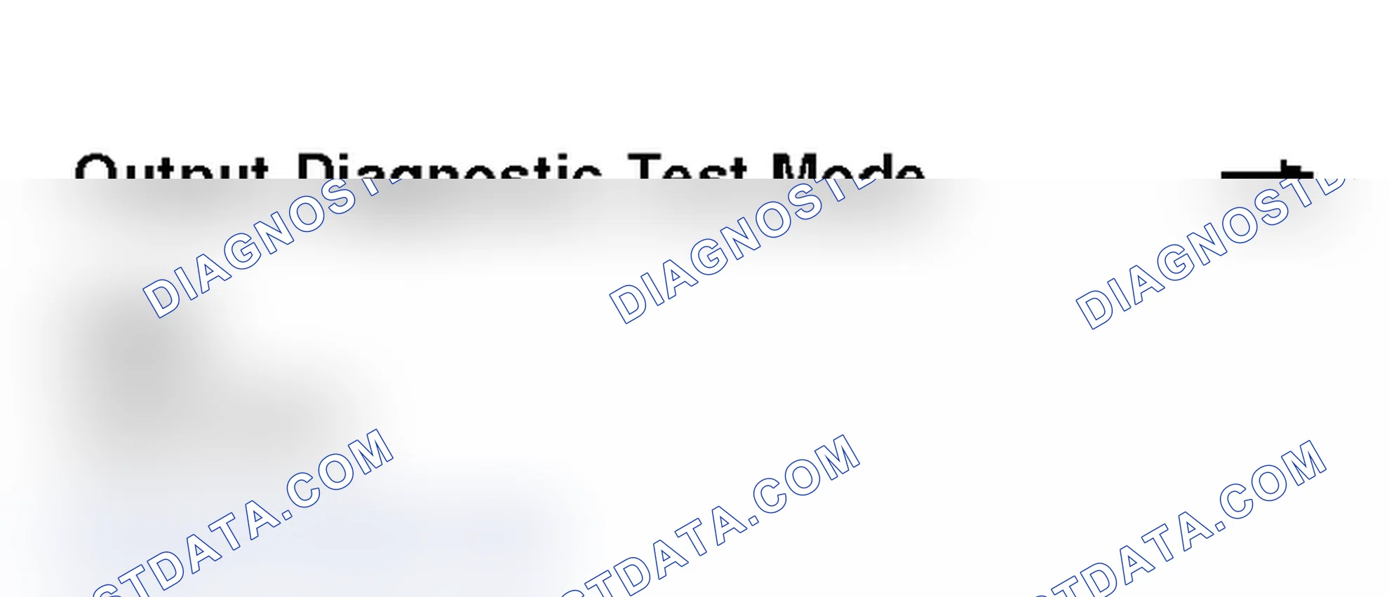 Scheme 20: VAG 1551 Scan Tool Display - Output Diagnostic Test Mode, Instrument Cluster (End)