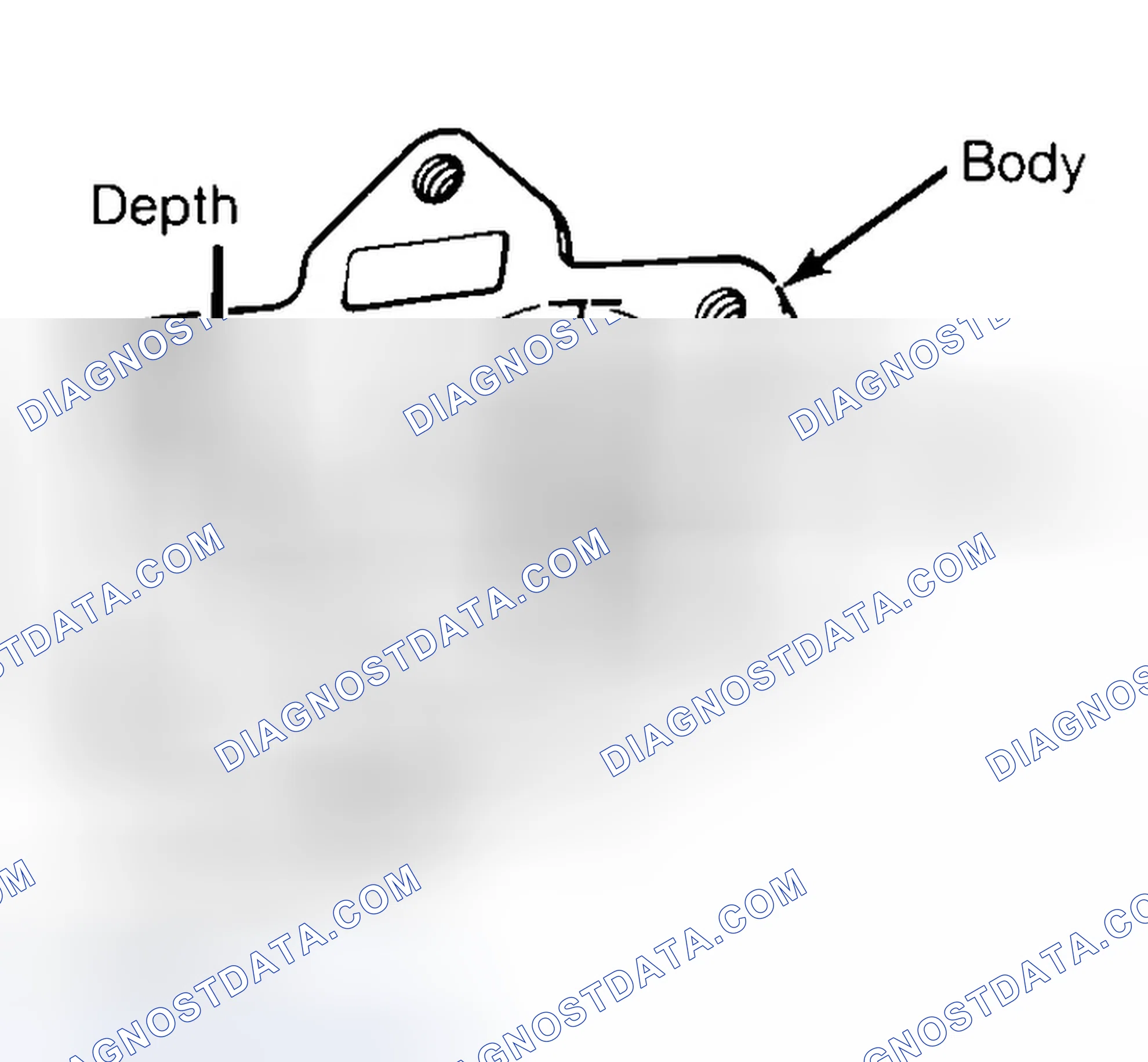 Scheme 35: Measuring Oil Pump Gear Cavity
