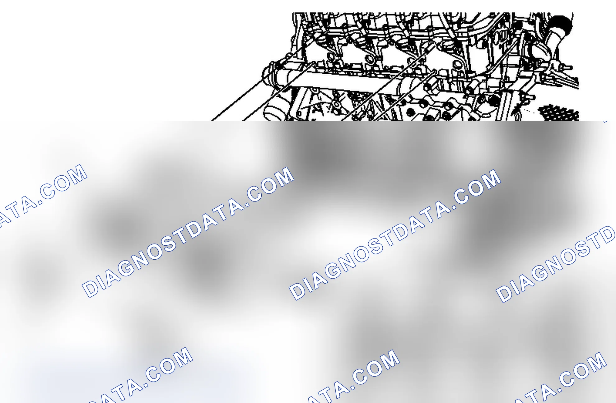 Scheme 1: Exhaust Manifold Replacement - Left Side (Diesel)