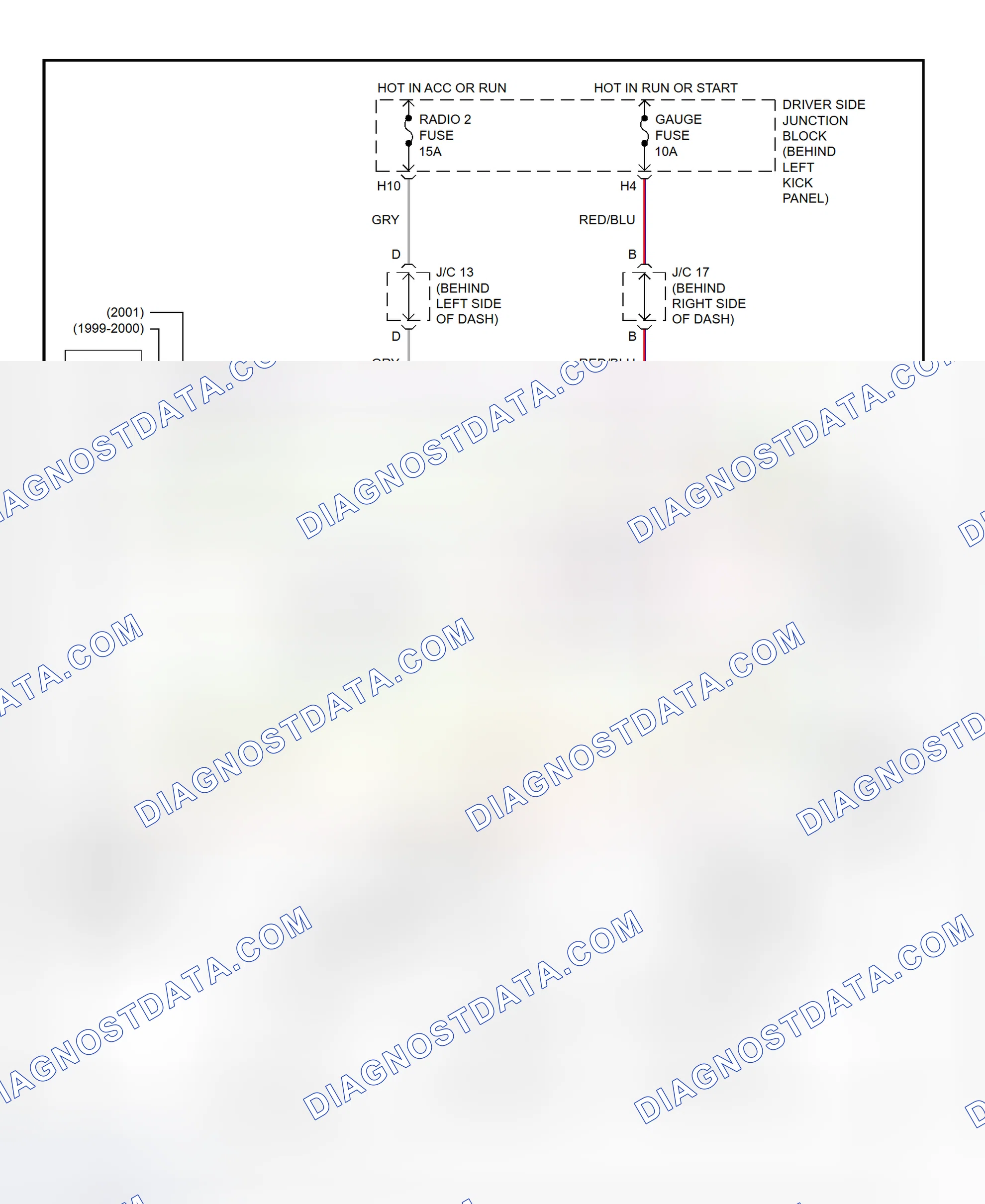 Scheme 290: Shift Interlock System Wiring Diagram (2001 - Lexus GS300)