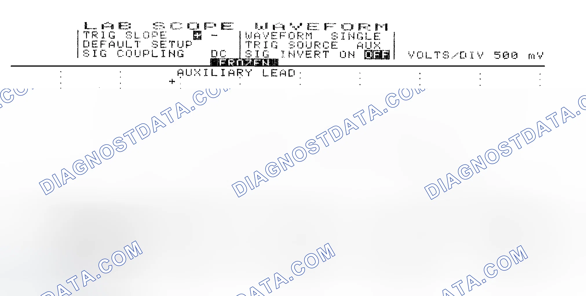 Scheme 14: Single Injector w/Excessive Current Flow - Current Pattern