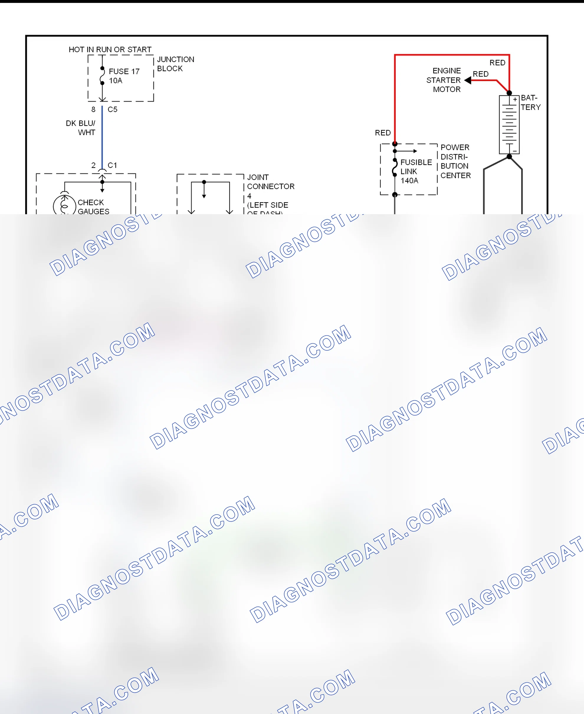 Scheme 2: Charging System Wiring Diagram (Durango)