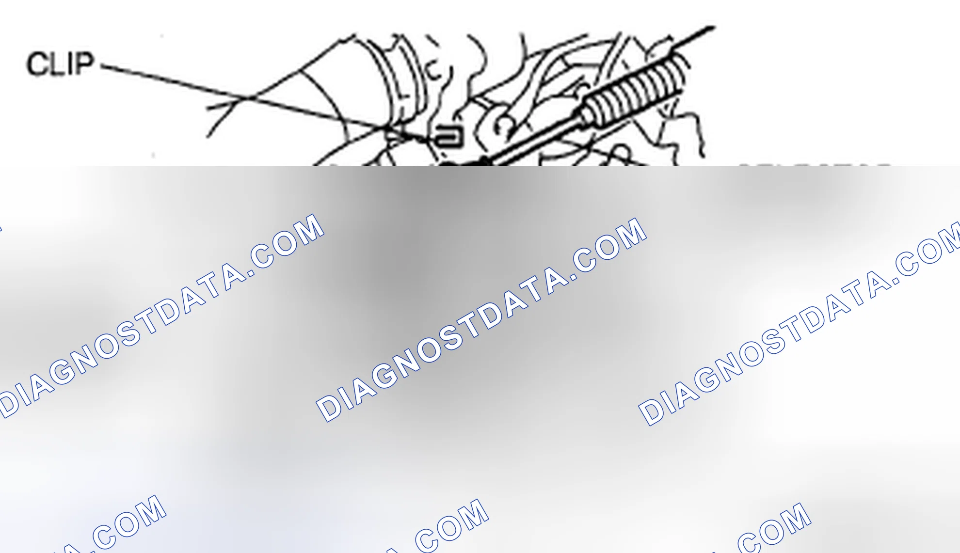 Scheme 310: Selector Cable Removal Note