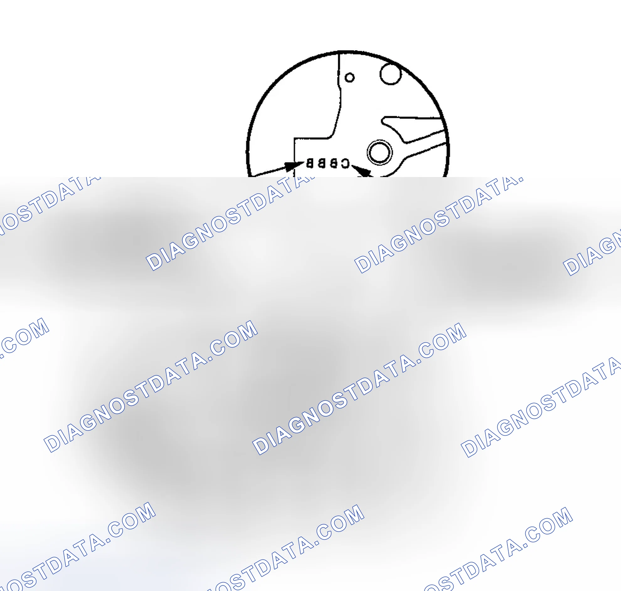 Scheme 440: Crankshaft Bore Code Location