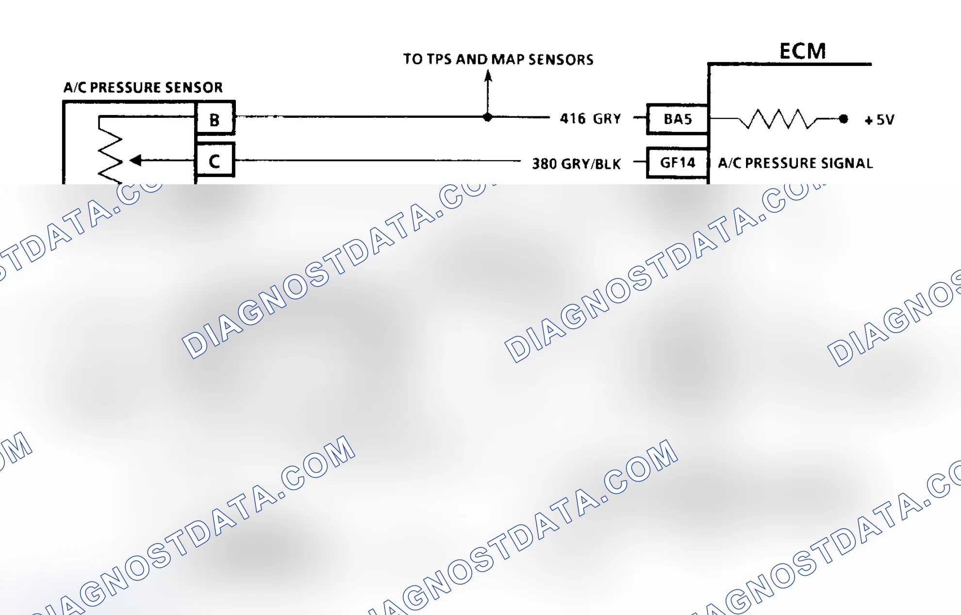 Scheme 233: Code 66, Schematic, N Body, A/C Pressure Sensor