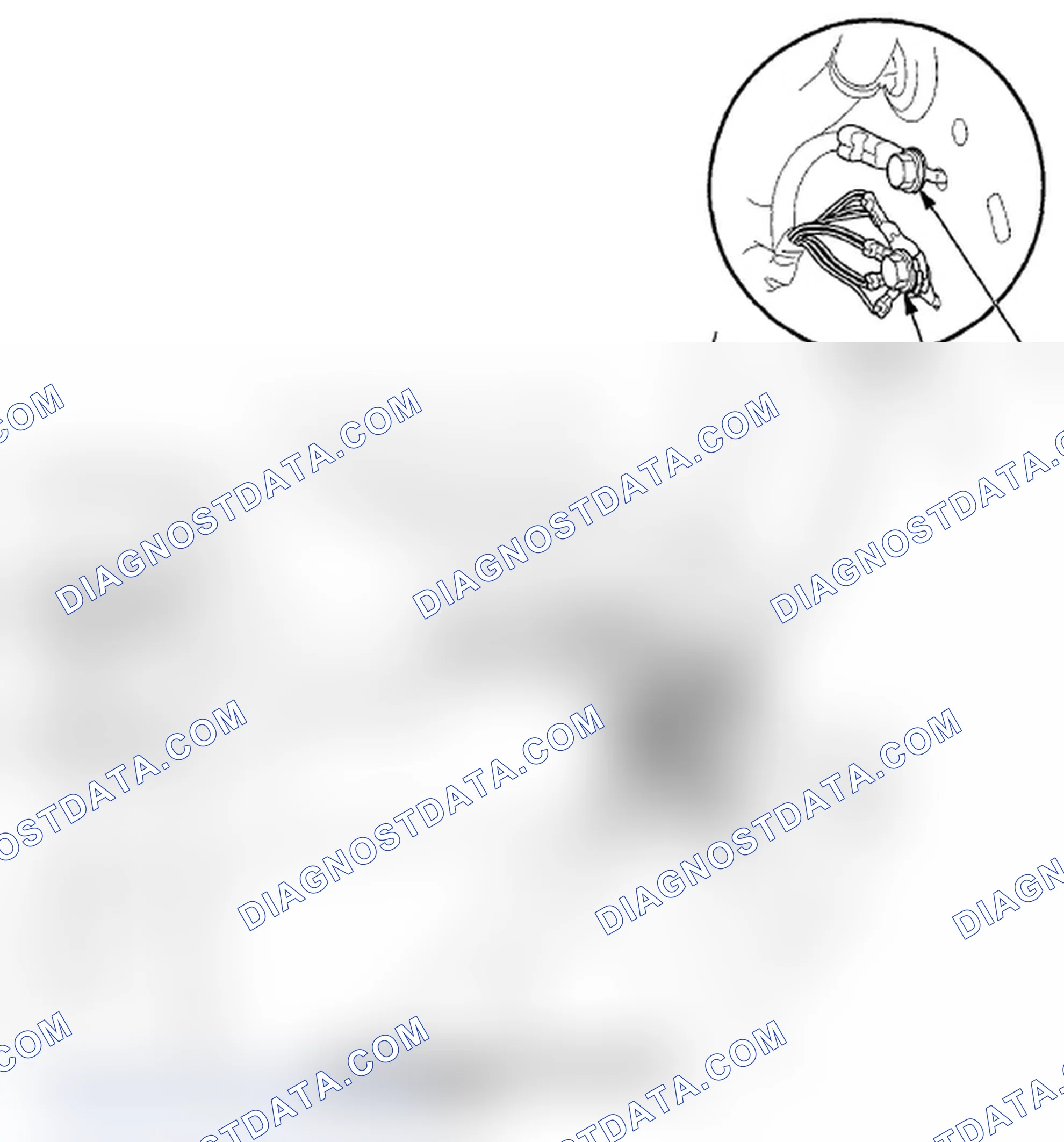 Scheme 26: Identifying Right Engine Compartment Wire Harness (Dashboard Branch)