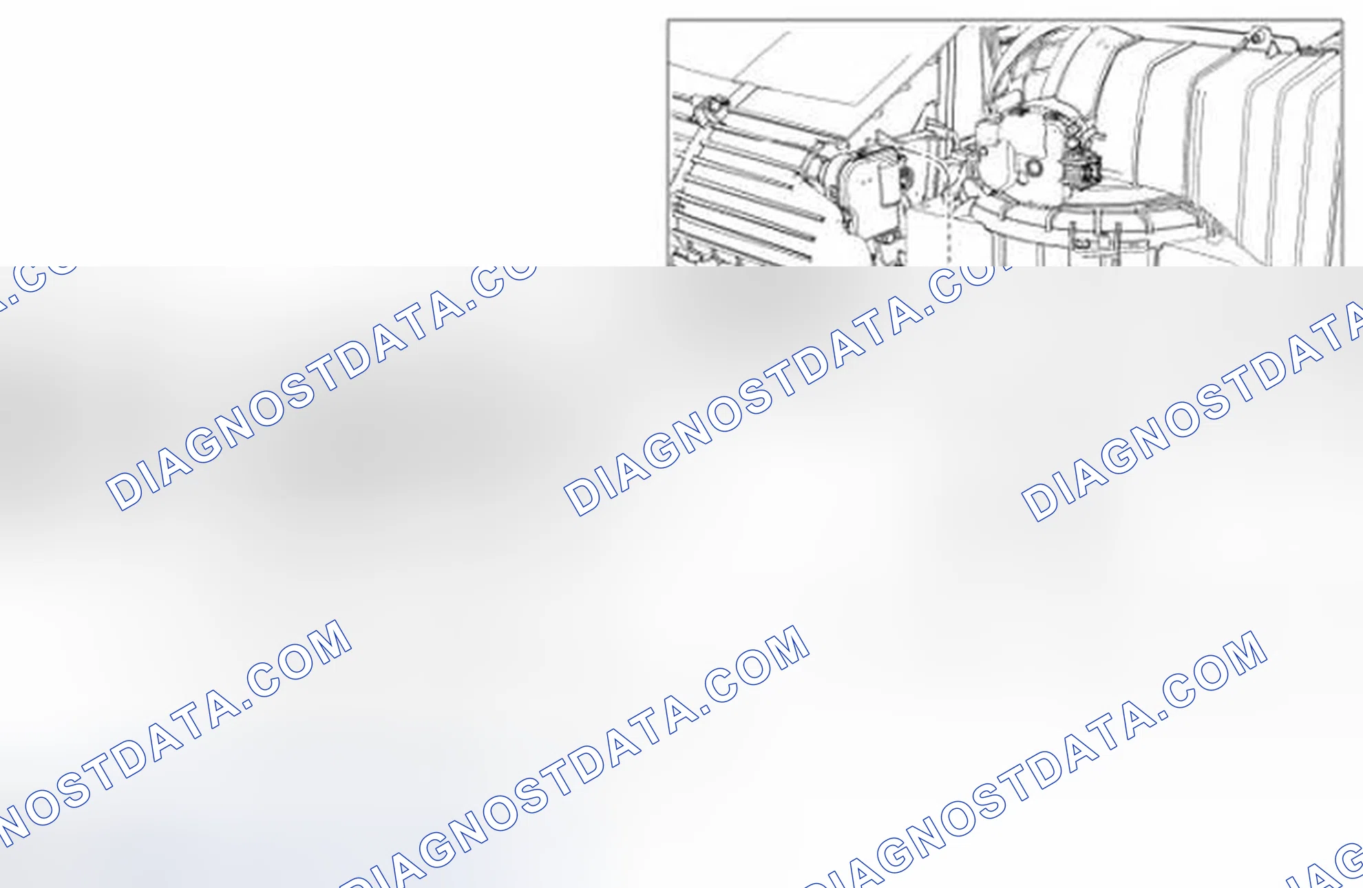 Scheme 164: Temperature Blend Door Actuator - RH