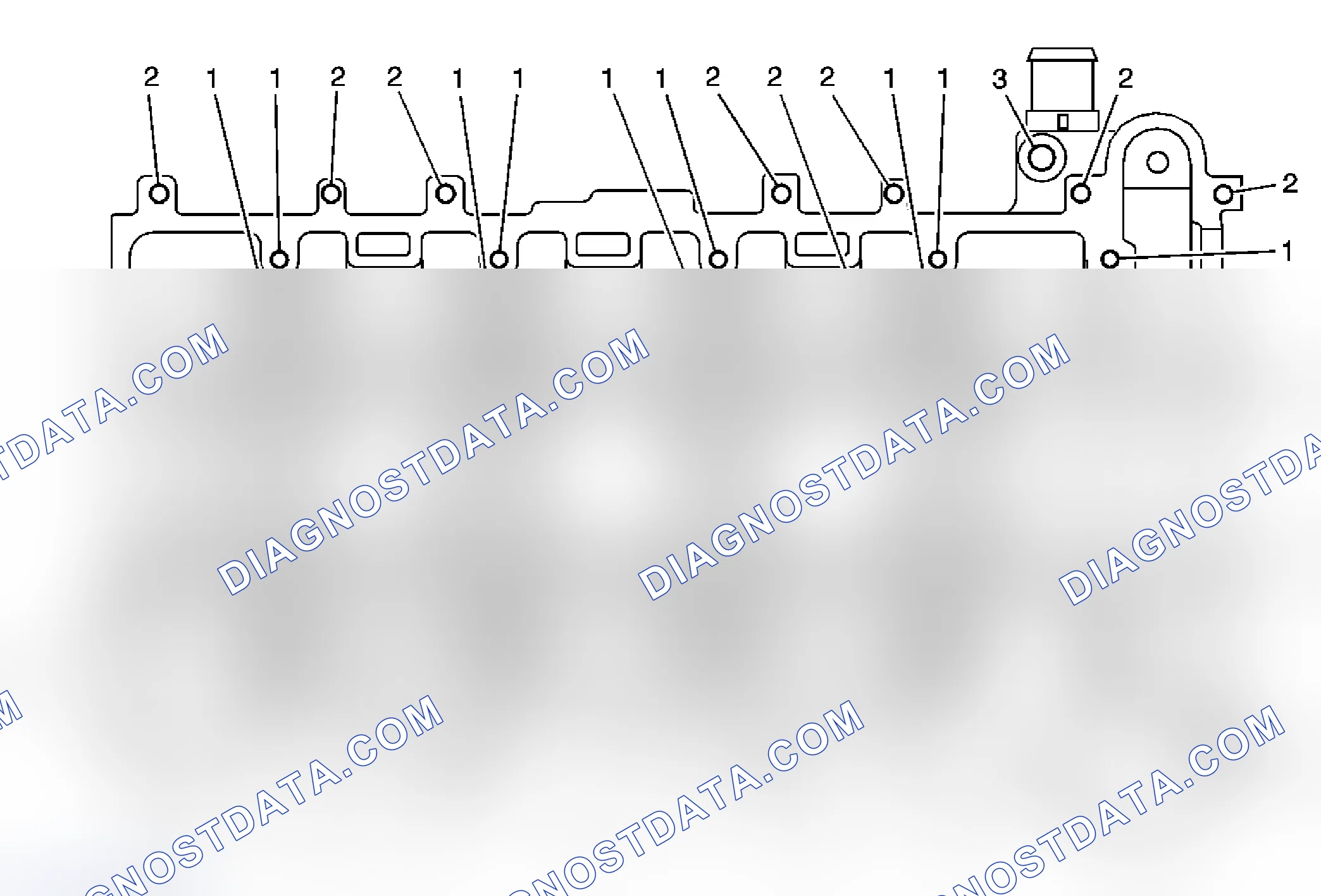 Scheme 73: Cylinder Head - Top View