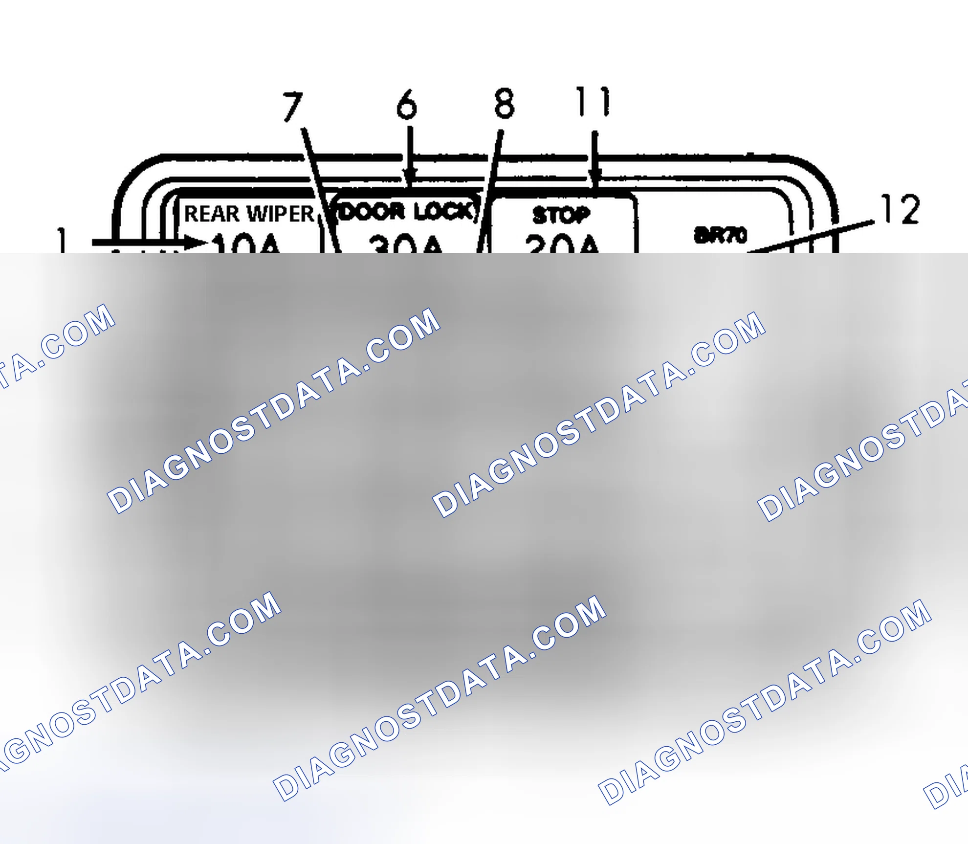Scheme 3: INSTRUMENT PANEL FUSE PANEL IDENTIFICATION