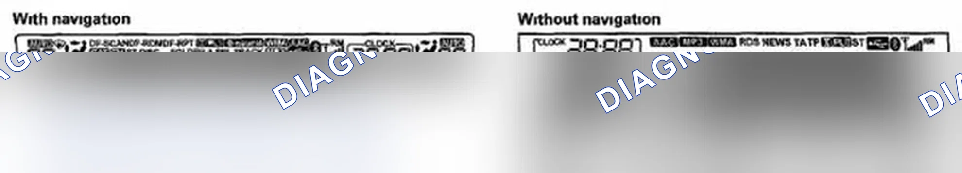 Scheme 61: Entry LCD lighting/lights-outs mode (press No 3 button)