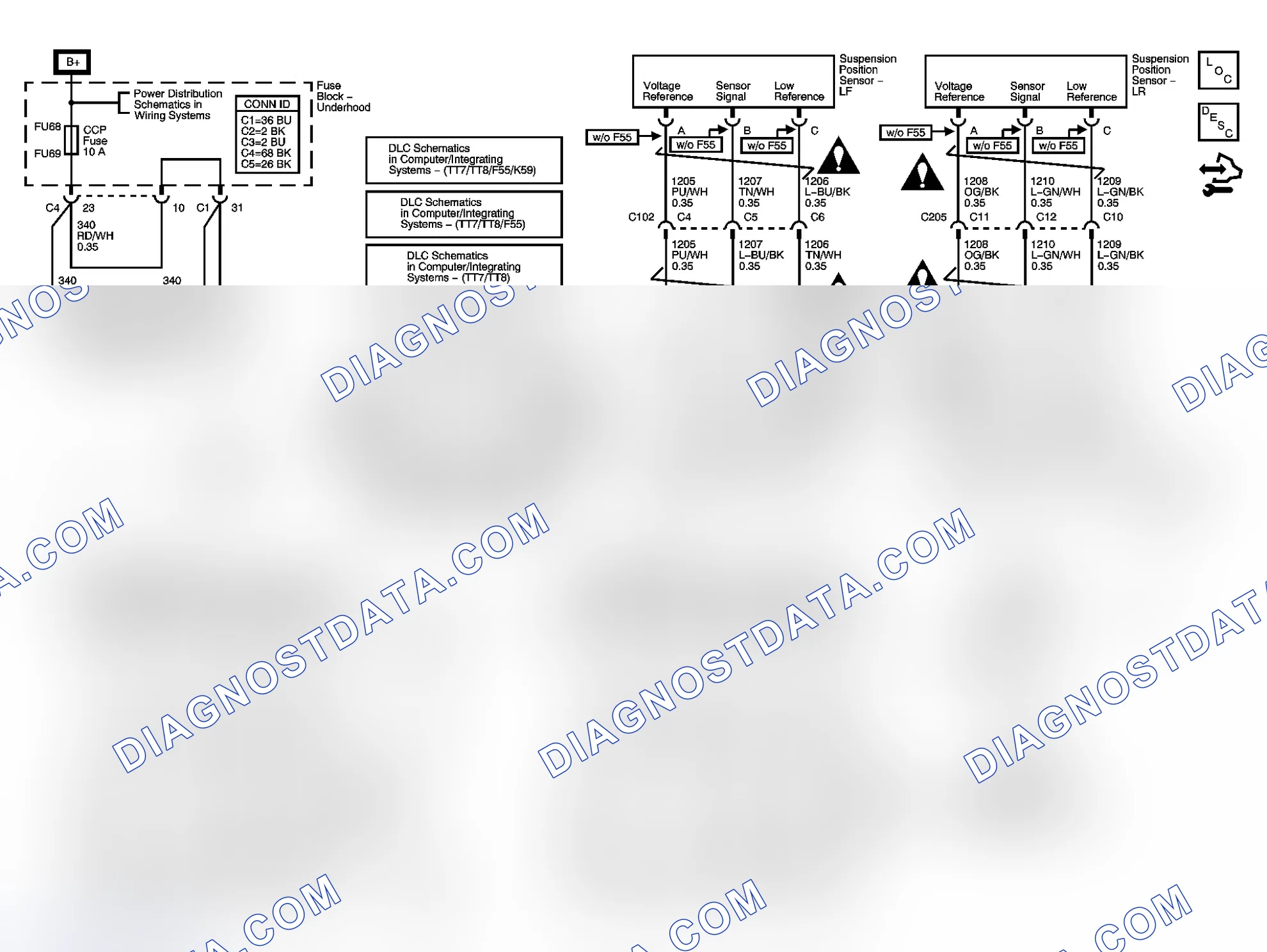 Scheme 7: Headlight Leveling Schematics
