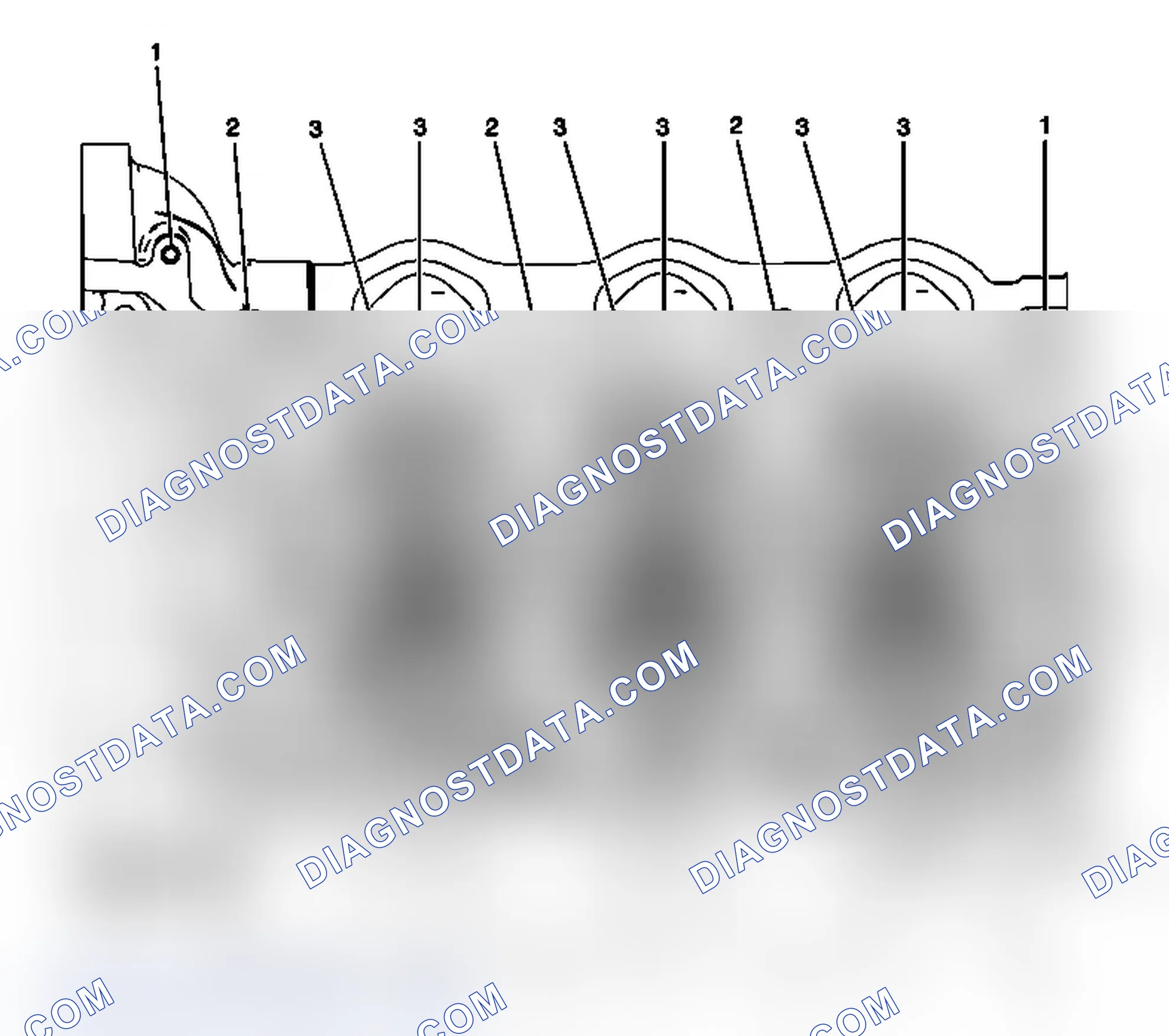 Scheme 99: Left Cylinder Head Camshaft Cover Face