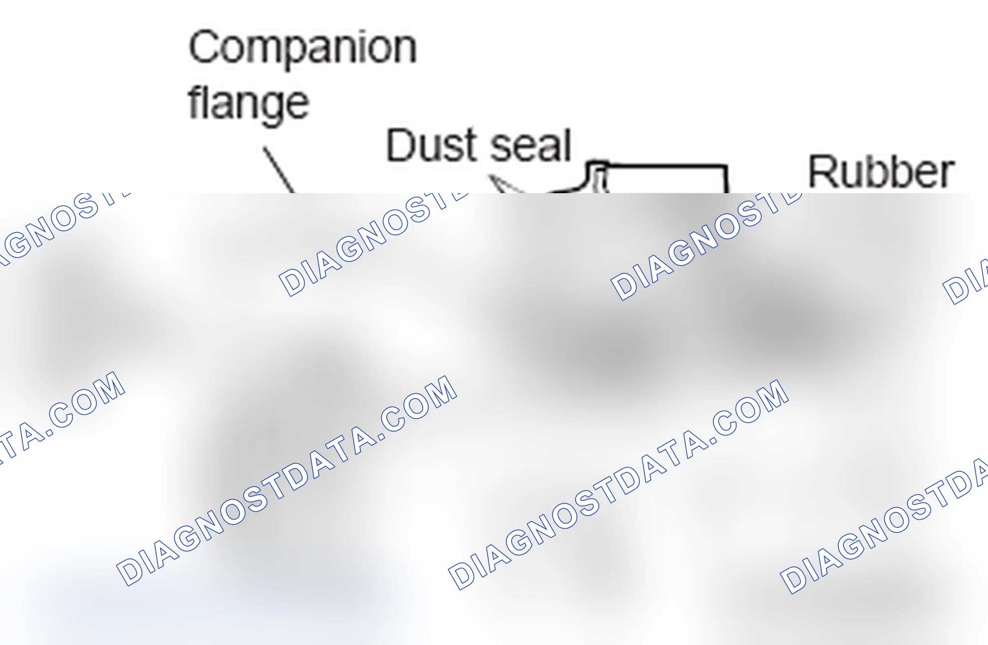 Scheme 26: >> E << CENTER BEARING ASSEMBLY/COMPANION FLANGE/SELF LOCKING NUT INSTALLATION