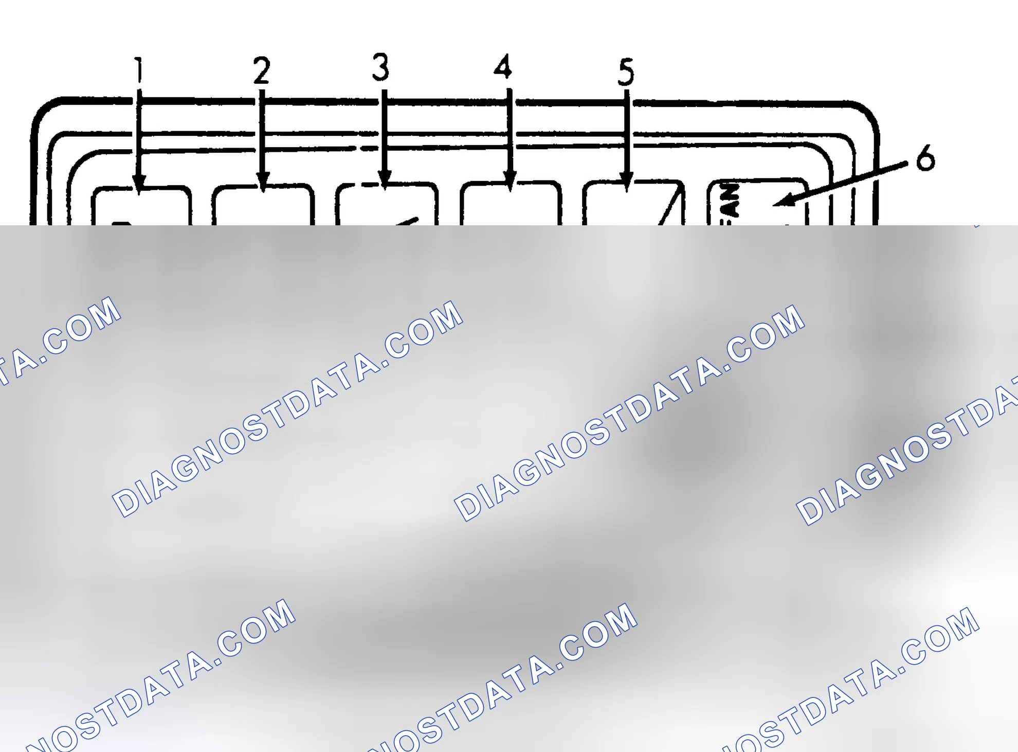 Scheme 2: UNDERHOOD MAIN FUSE PANEL IDENTIFICATION (1.9L ENGINE)
