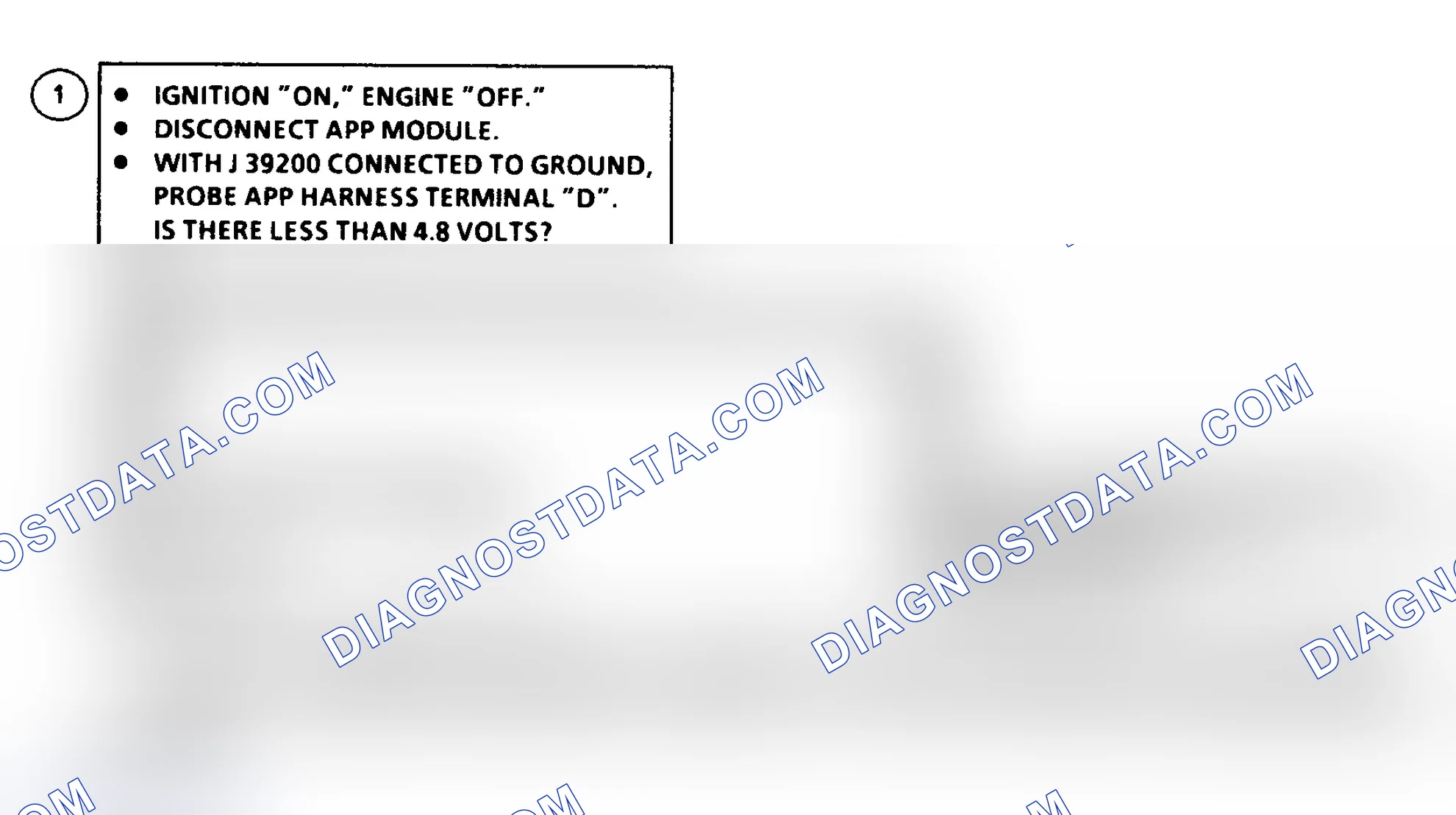 Scheme 106: DTC 99 Flow Chart (6.5L Diesel) Accelerator Pedal Position (APP) NO. 2 (5-volt Reference Fault)