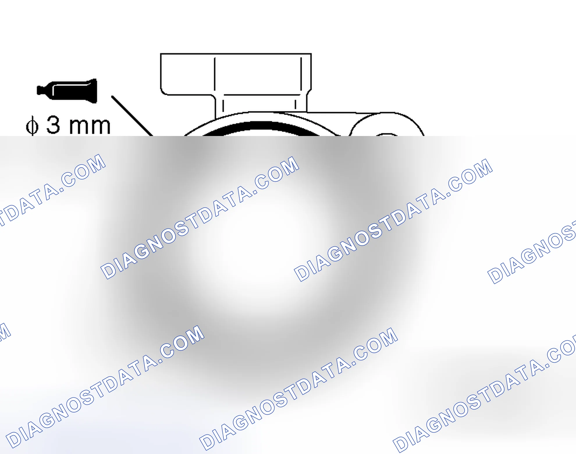 Scheme 201: >> K << CAMSHAFT POSITION SENSOR SUPPORT INSTALLATION