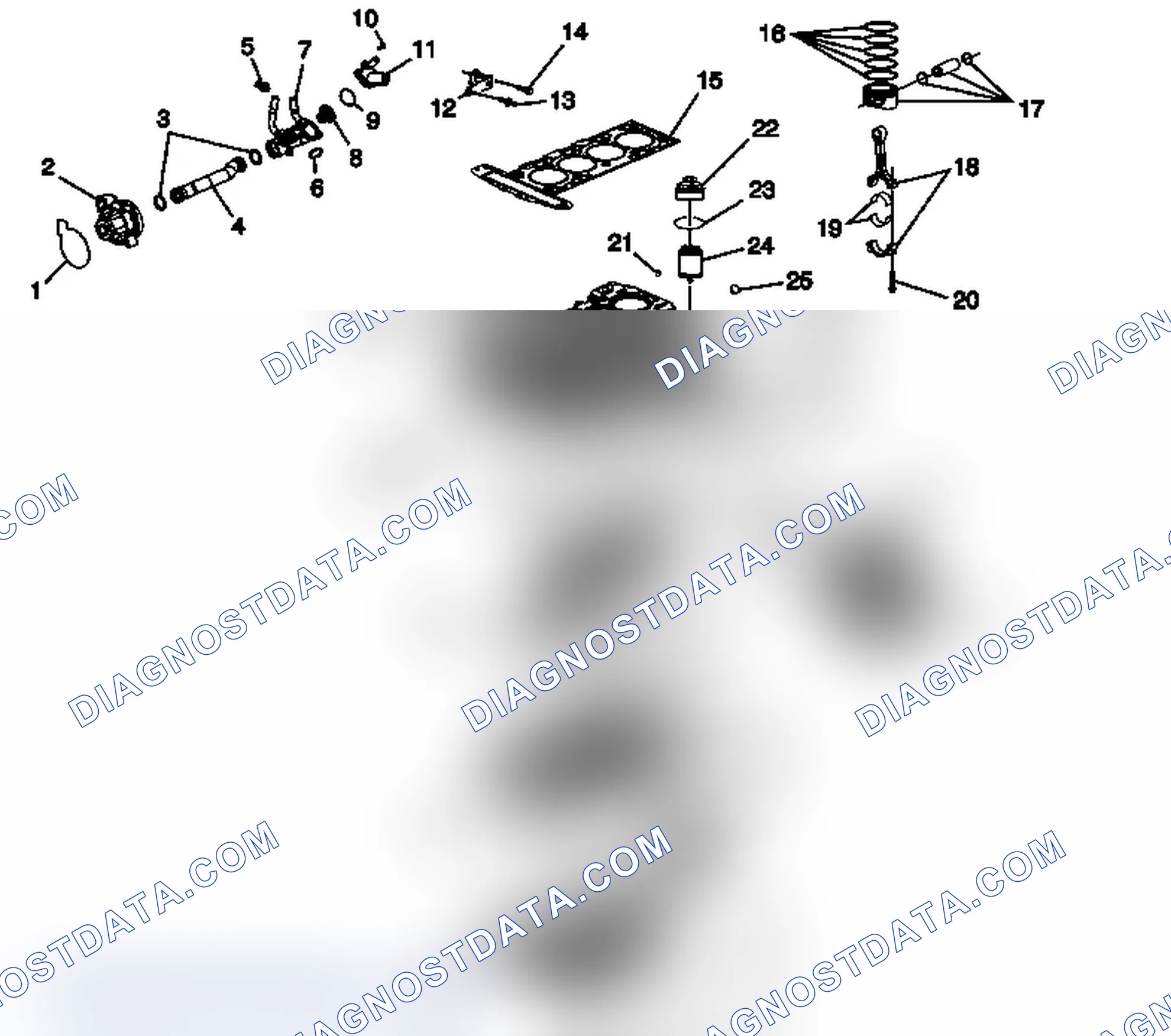 Scheme 20: Engine Block and Components