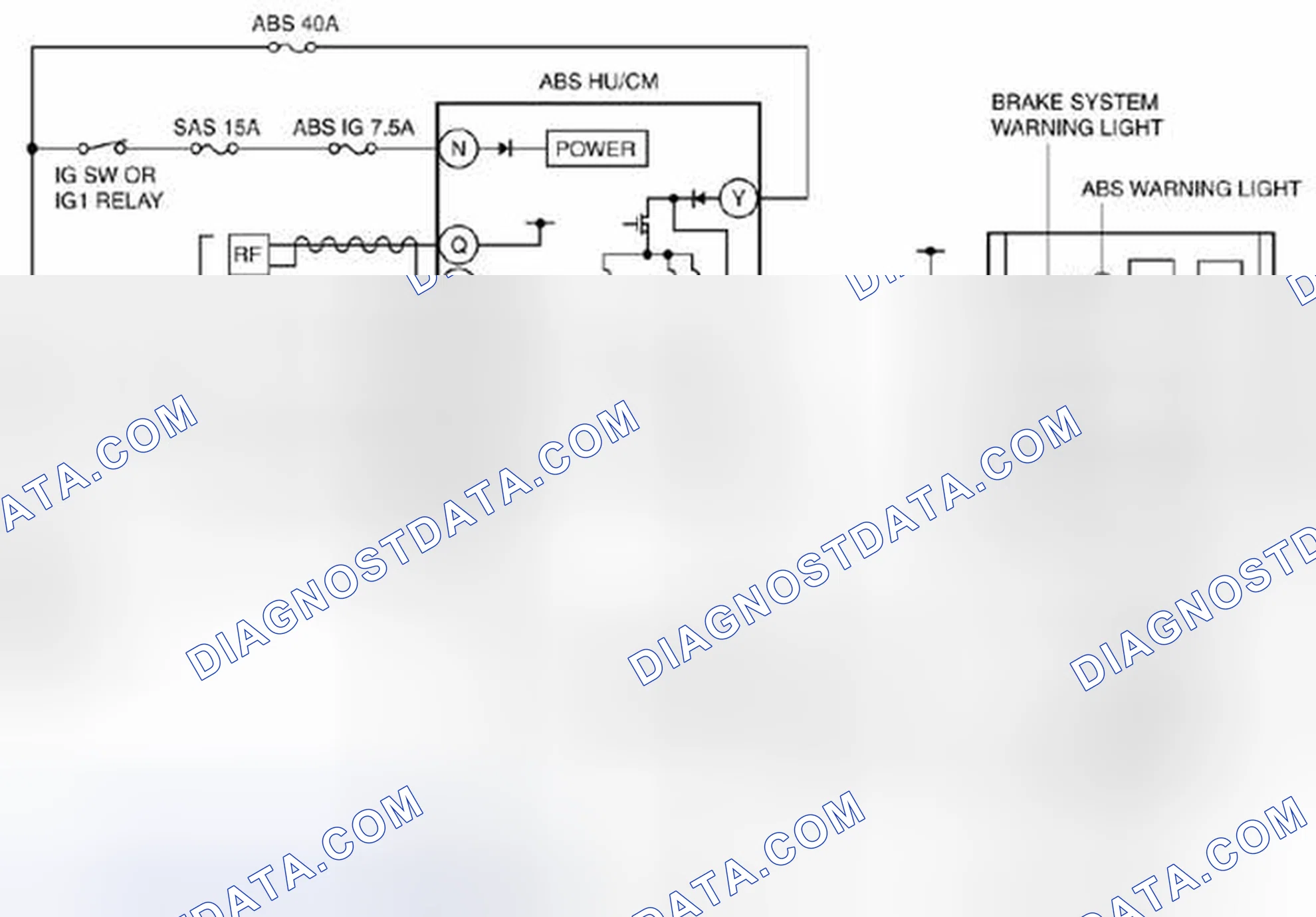 Scheme 13: ABS System - Wiring Diagram
