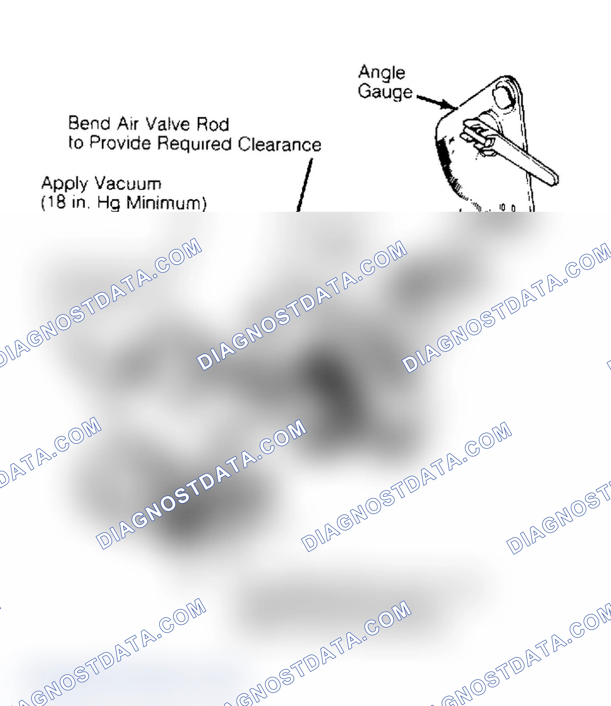 Scheme 14: Secondary (Rear) Vacuum Break Adjustment Turn screw or bend vacuum break rod to adjust.