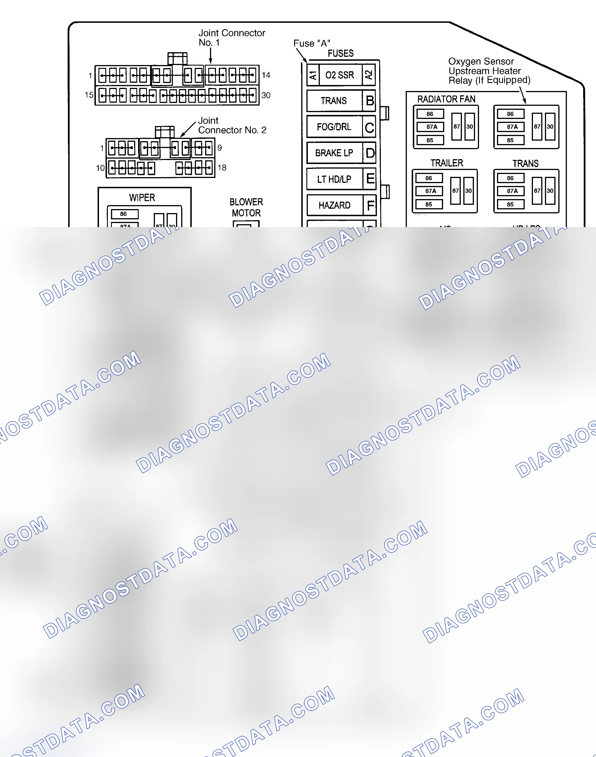Scheme 45: DTC P0130: 1/1 O2 SENSOR HEATER CIRCUIT MALFUNCTION