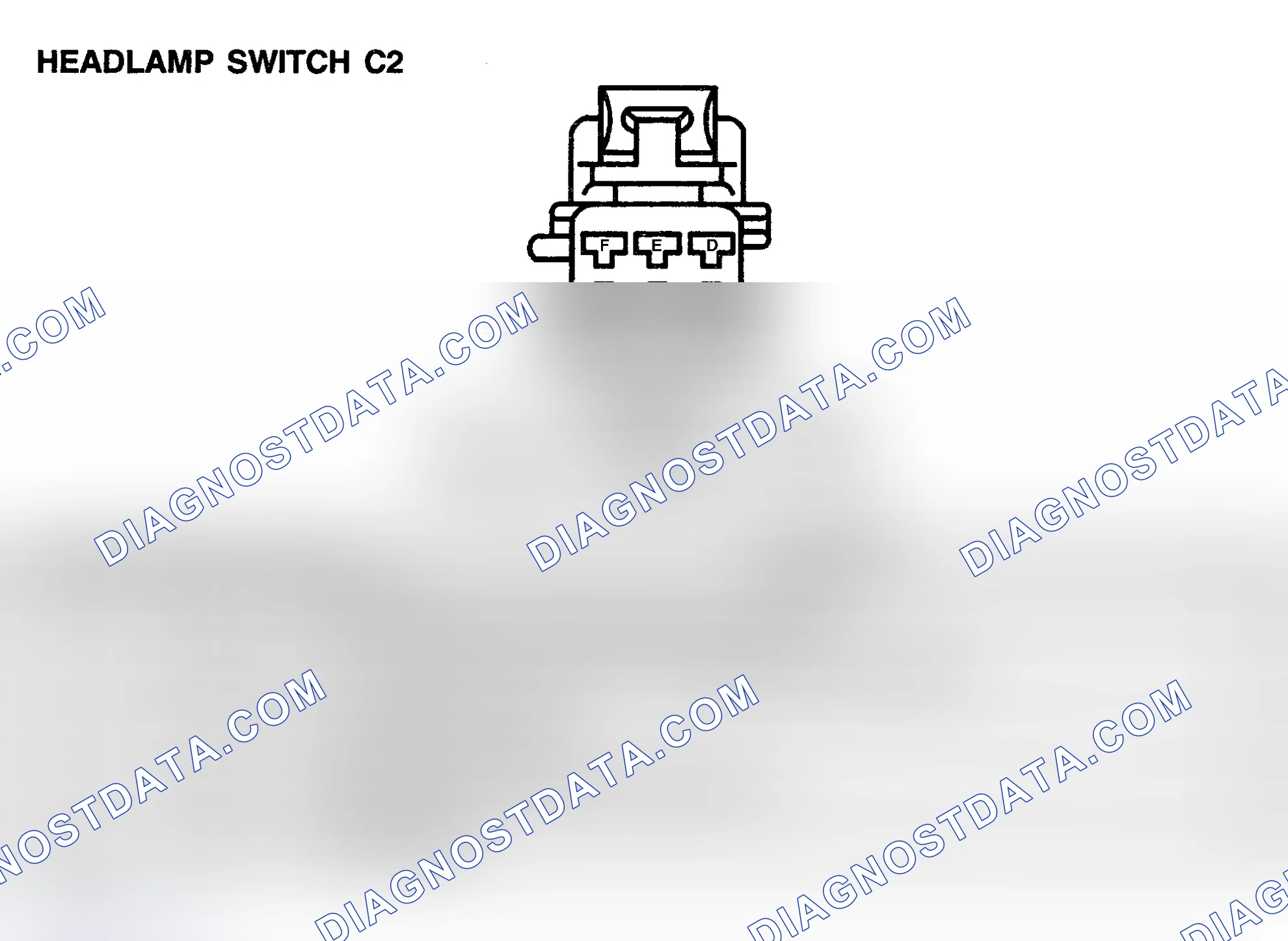 Scheme 134: HEADLAMP SWITCH - C2