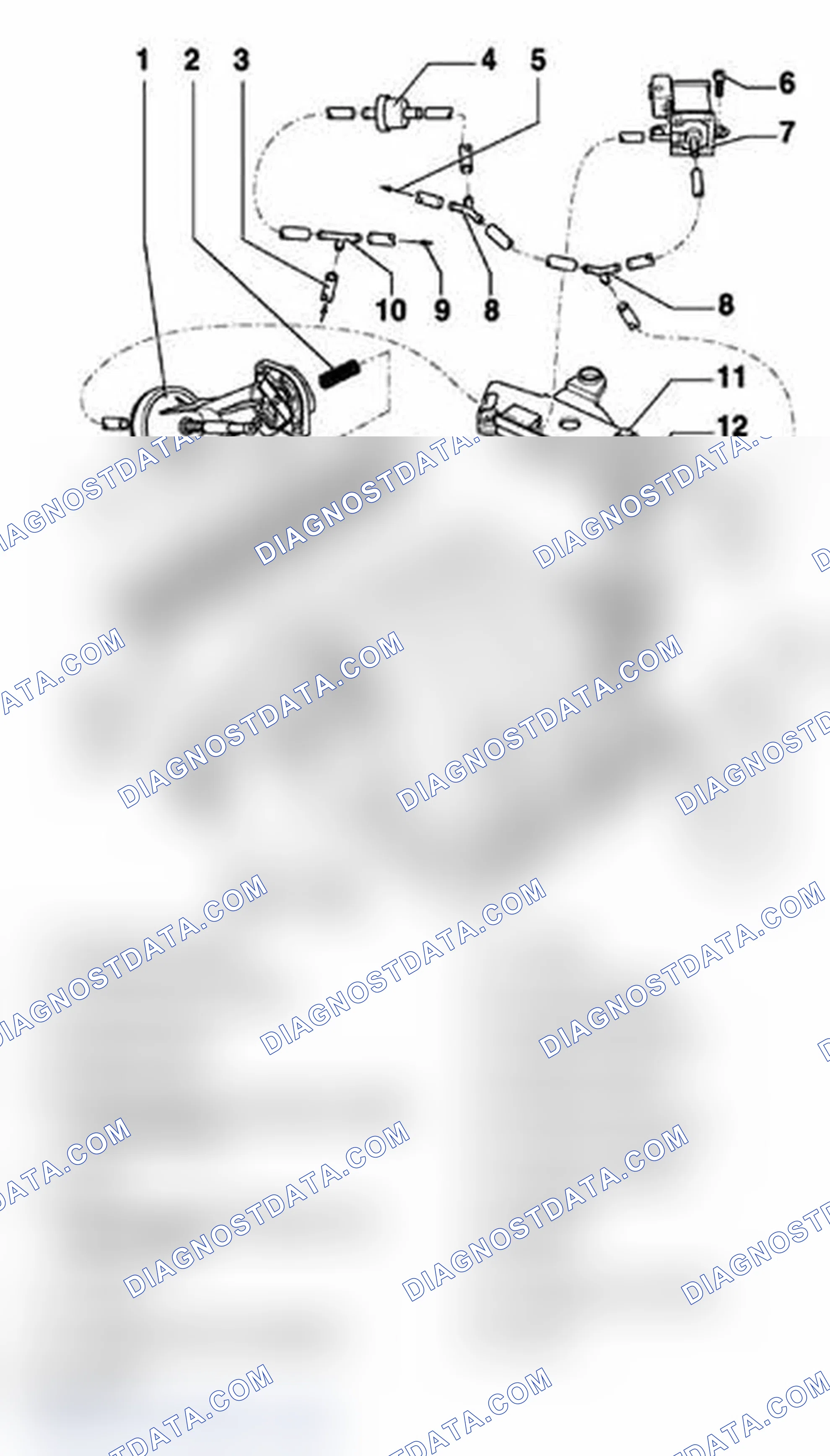 Scheme 628: Identifying Parts Of Intake Manifold Change-Over System