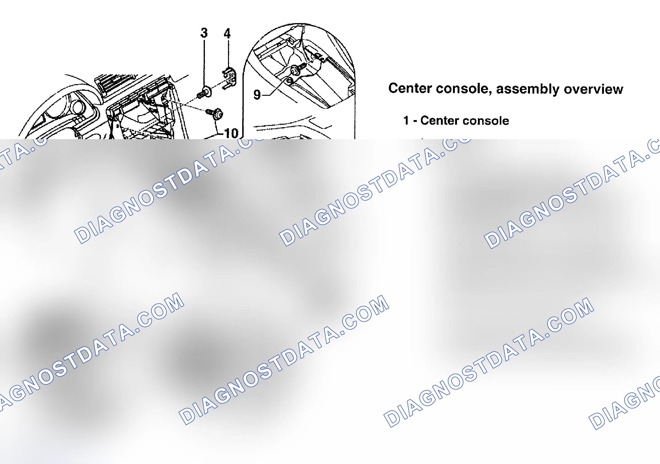 Scheme 8: CENTER CONSOLE