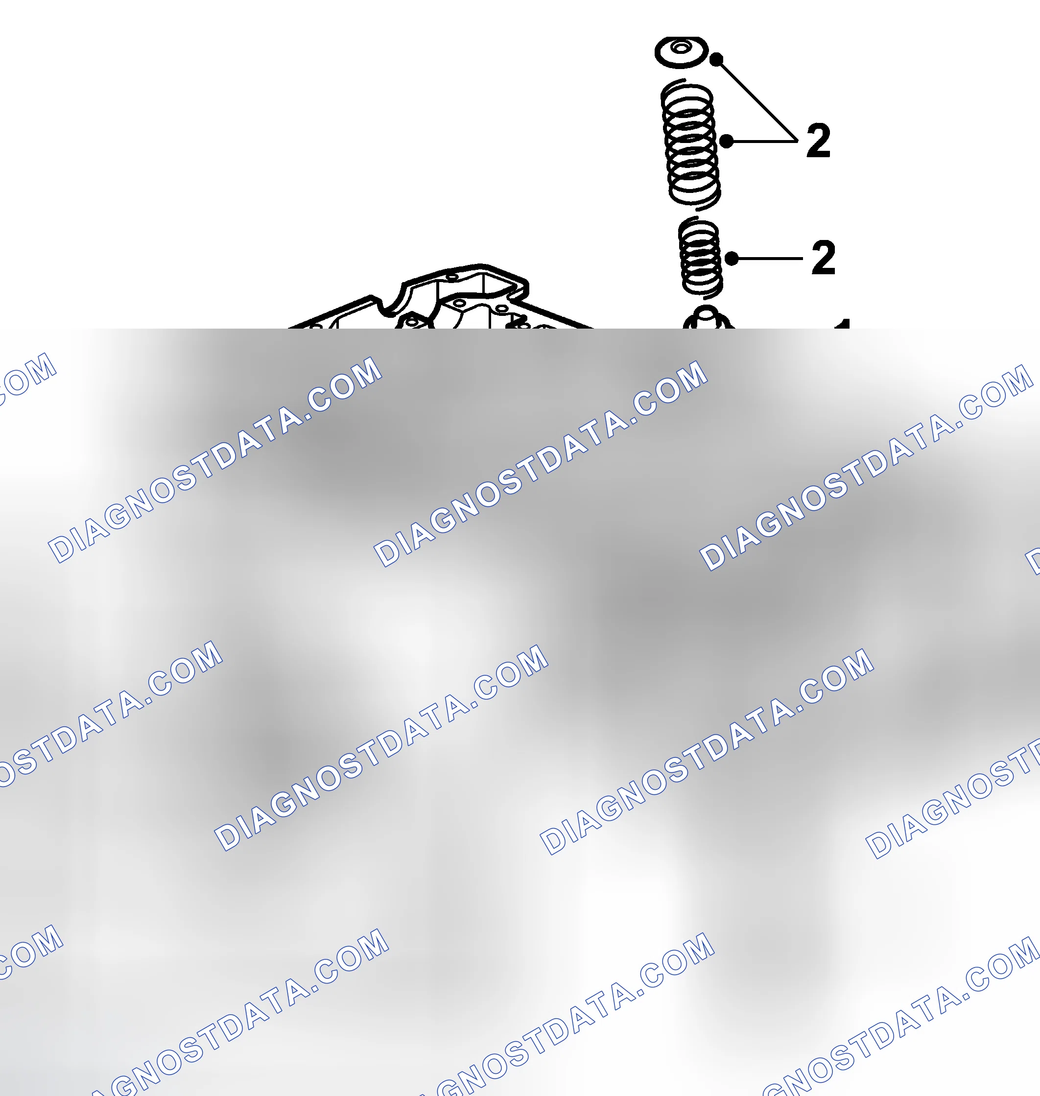 Scheme 219: Fitting the valve gear