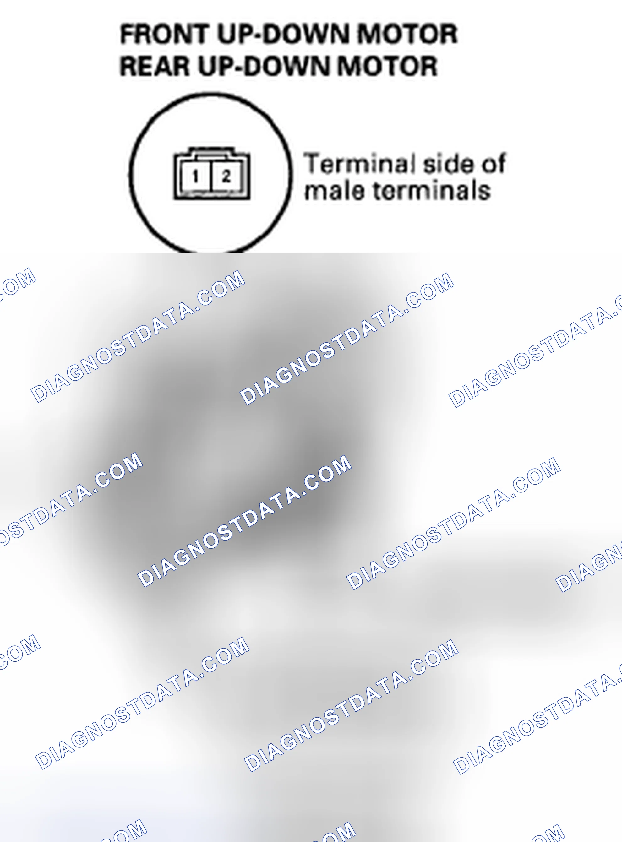 Scheme 19: Slide motor, Front up-down motor. Rear up-down motor