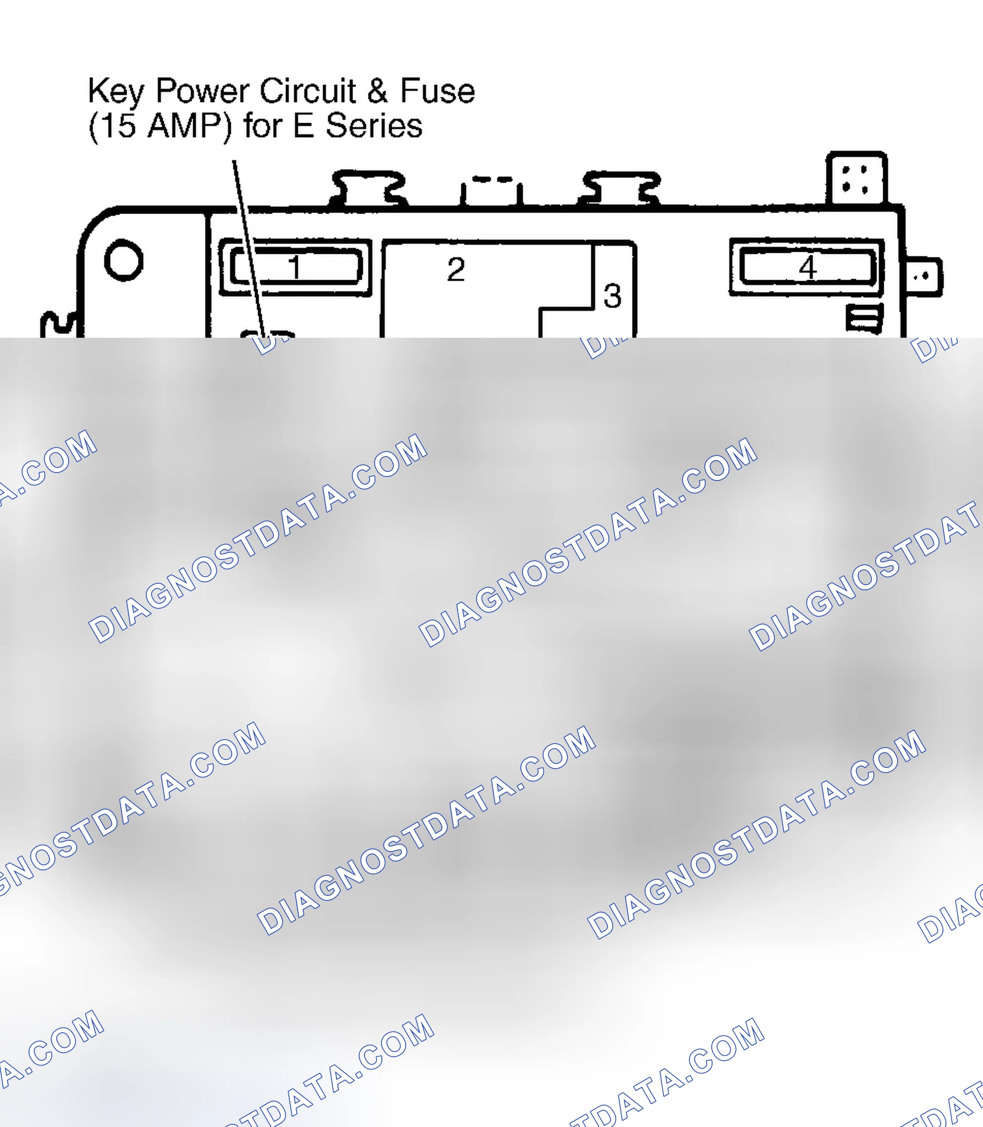 Scheme 121: Identifying KEY POWER Terminal in Fuse Panel