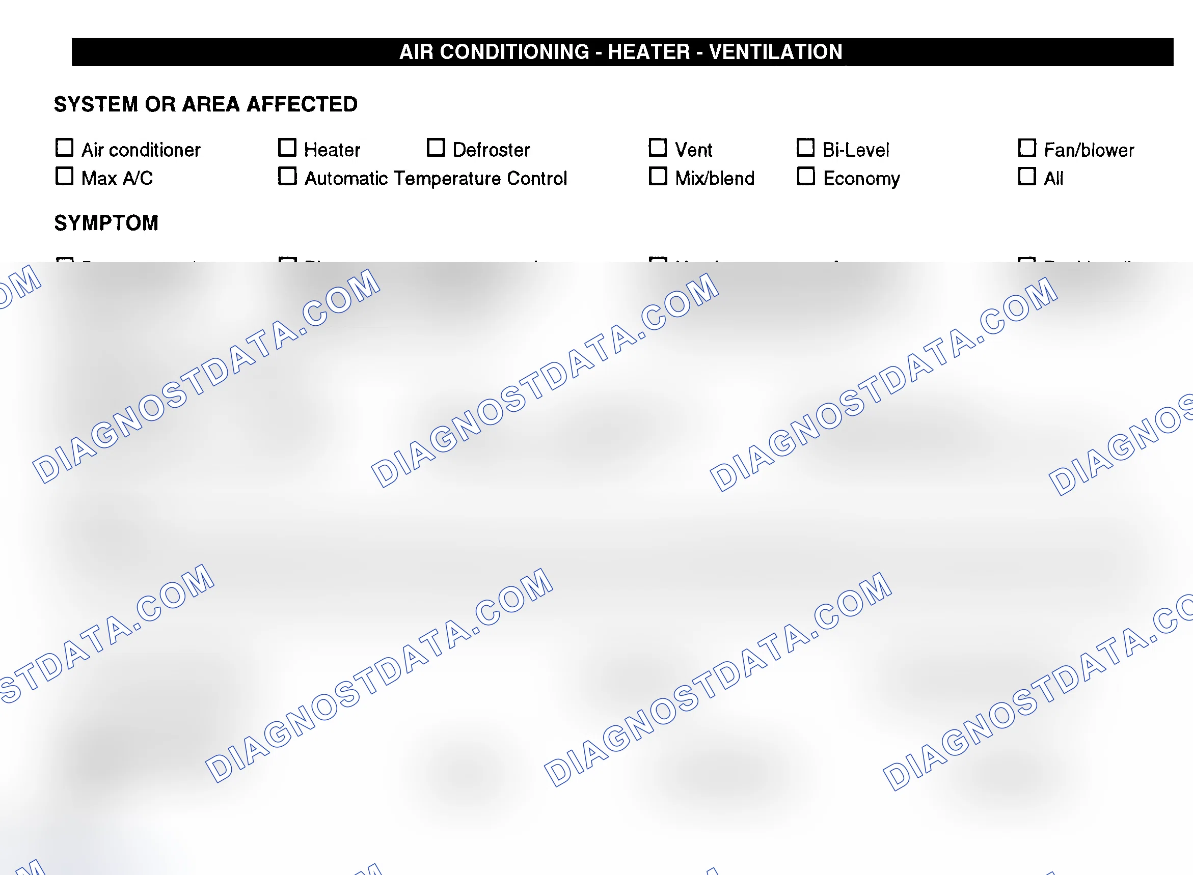 Scheme 8: Air Conditioning, Heater & Ventilation