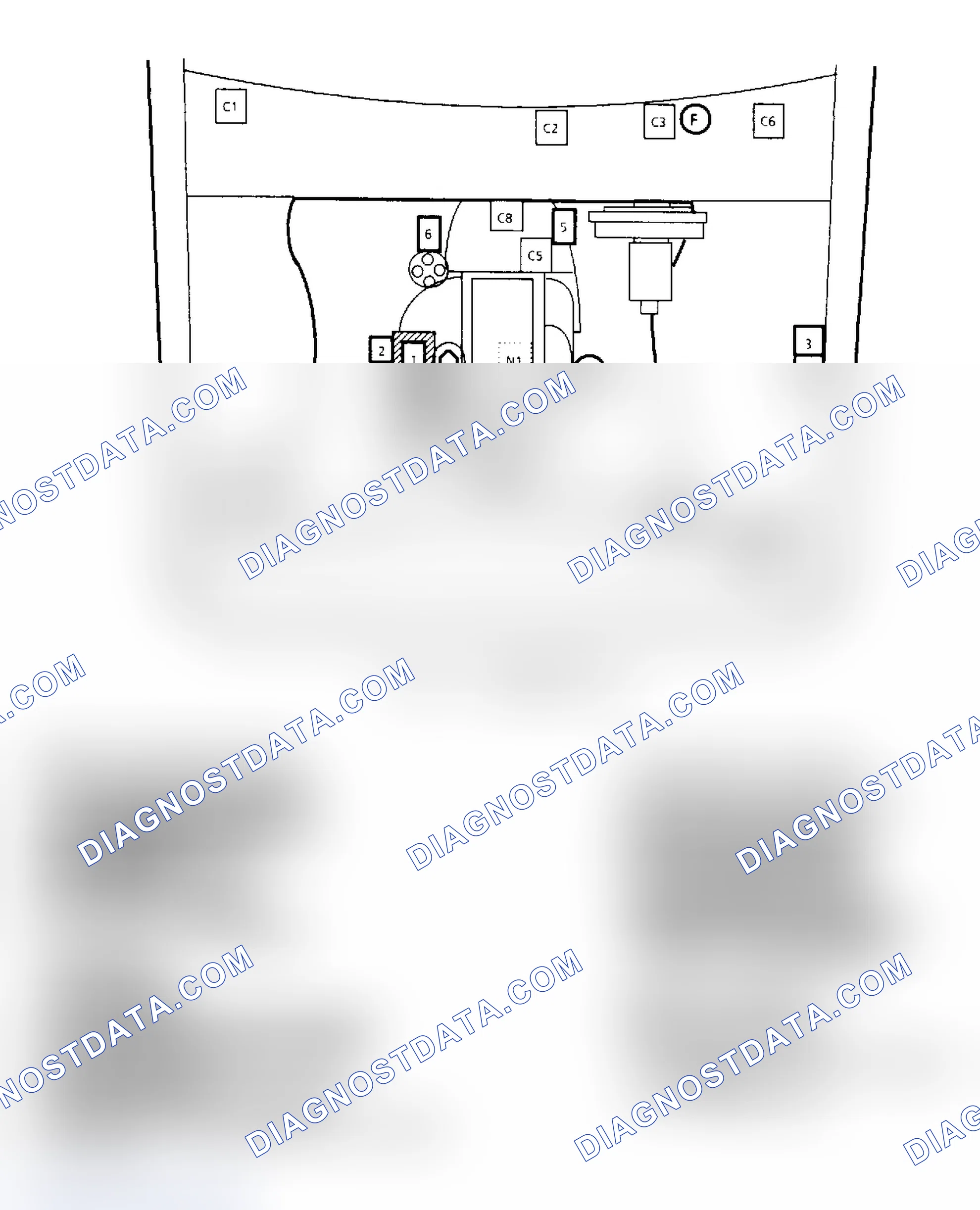 Scheme 140: Component Locations for "S/T" Series 2.5L
