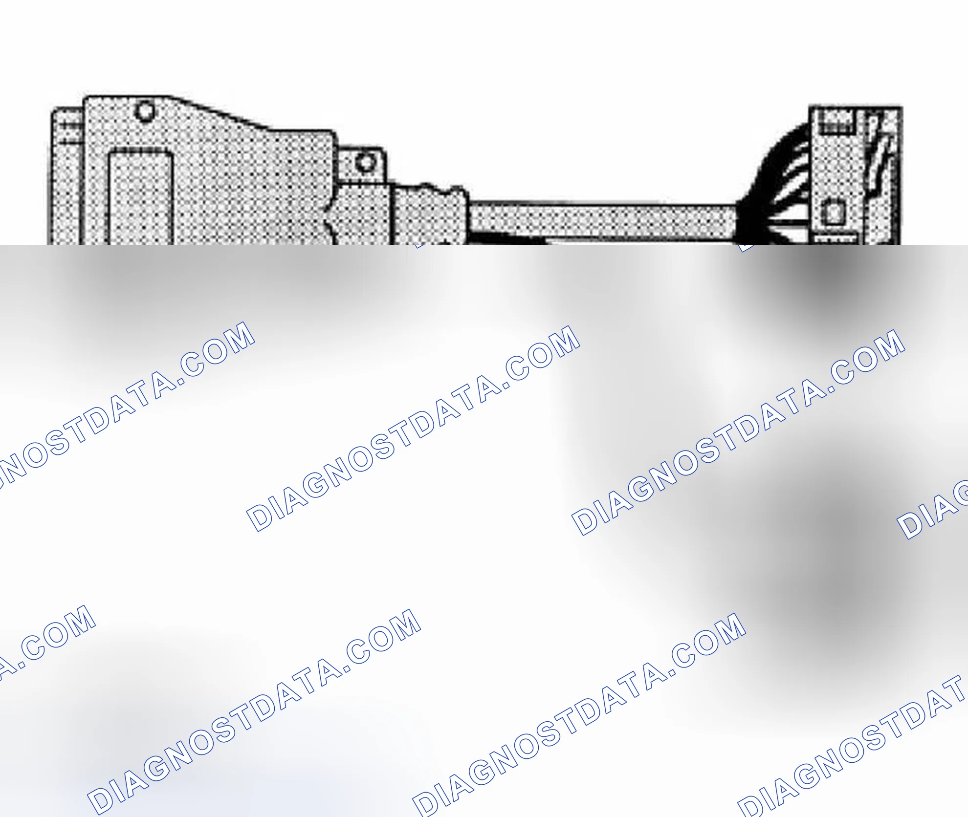 Scheme 198: 61 4 450 20-pin V-adapter lead (D 2.5), black