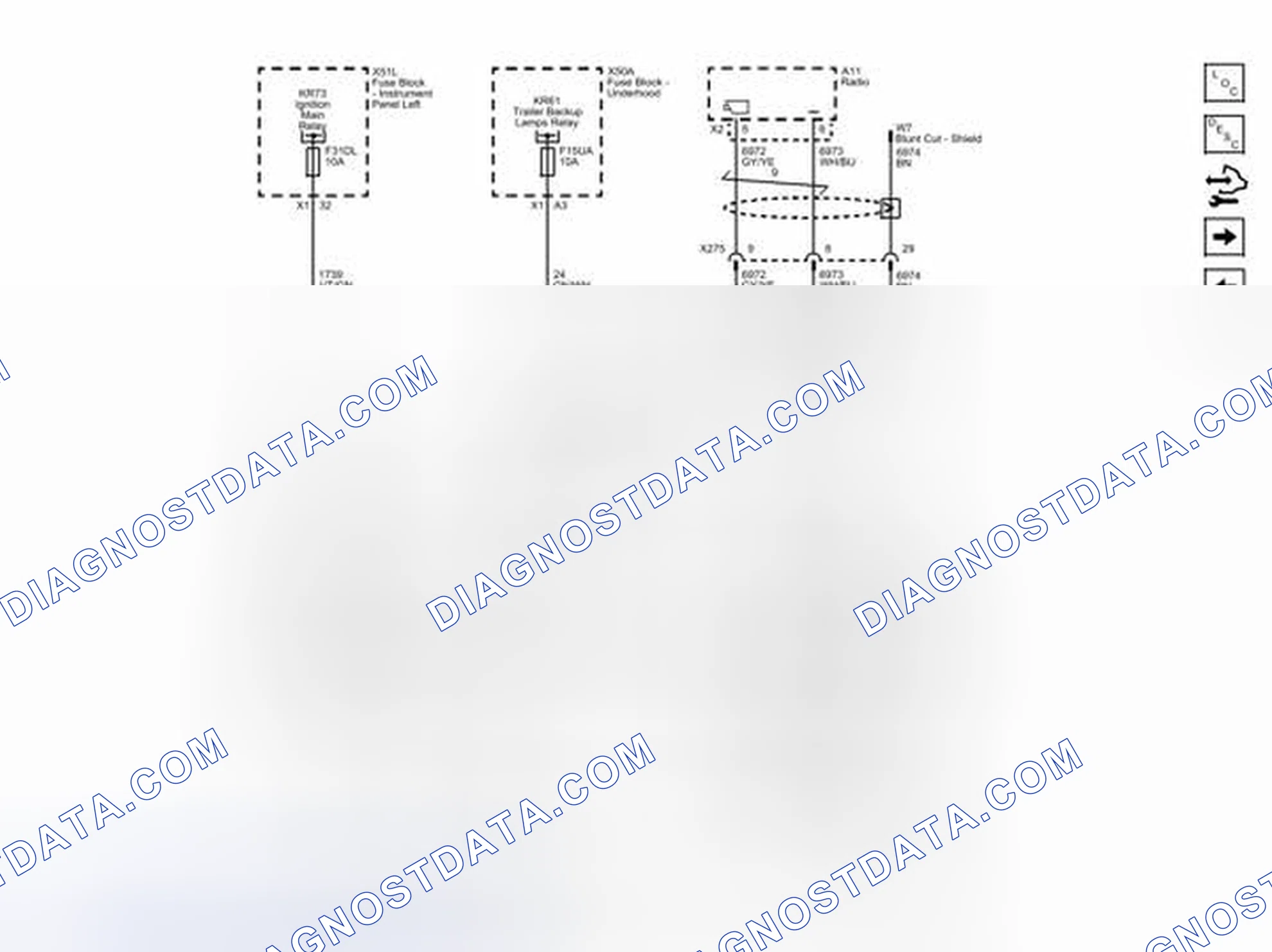 Scheme 4: Rear Camera (IO3) Wiring Schematics