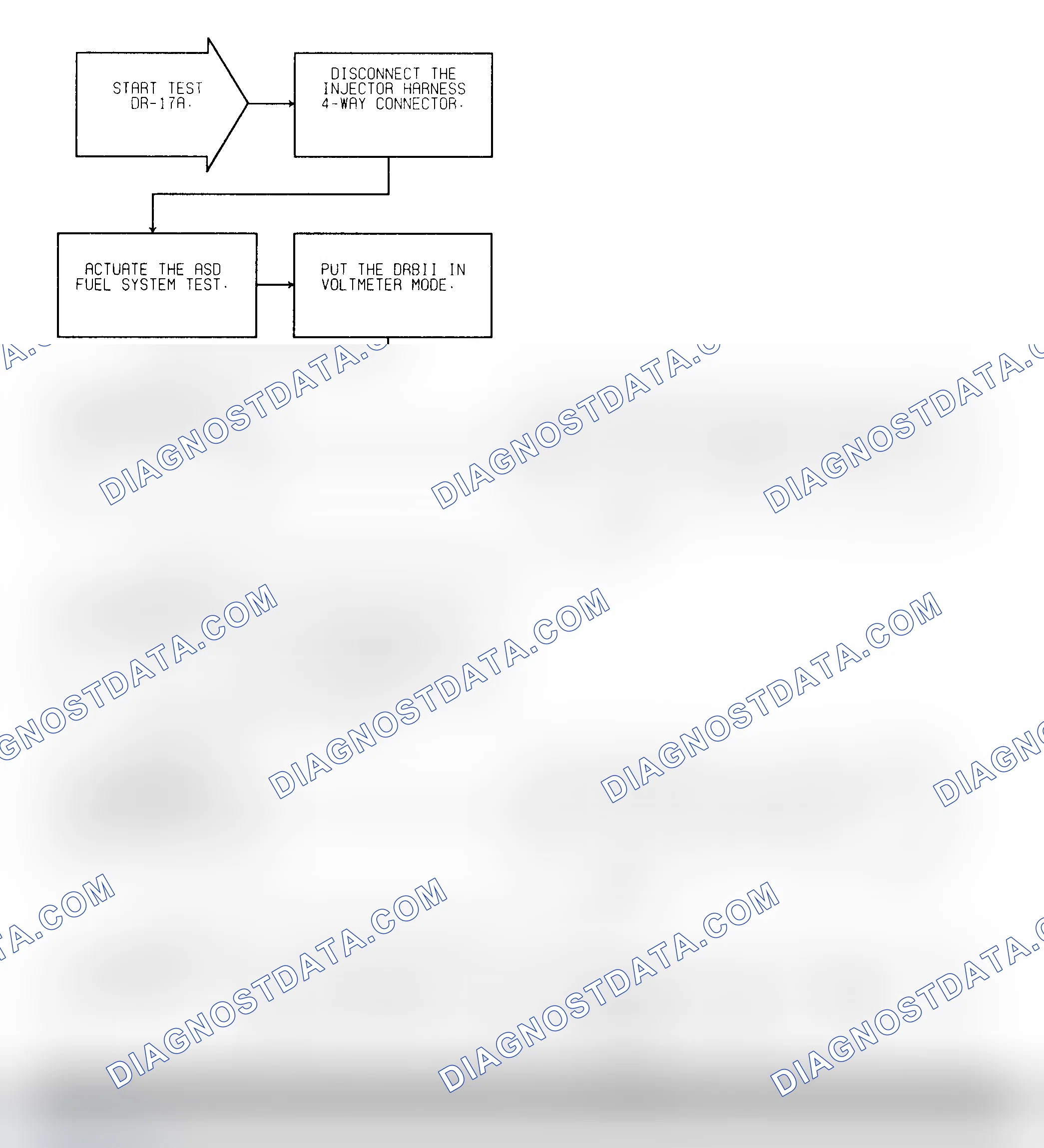 Scheme 209: Test DR-17A (1 of 2) Injector No. 2 Control Circuit