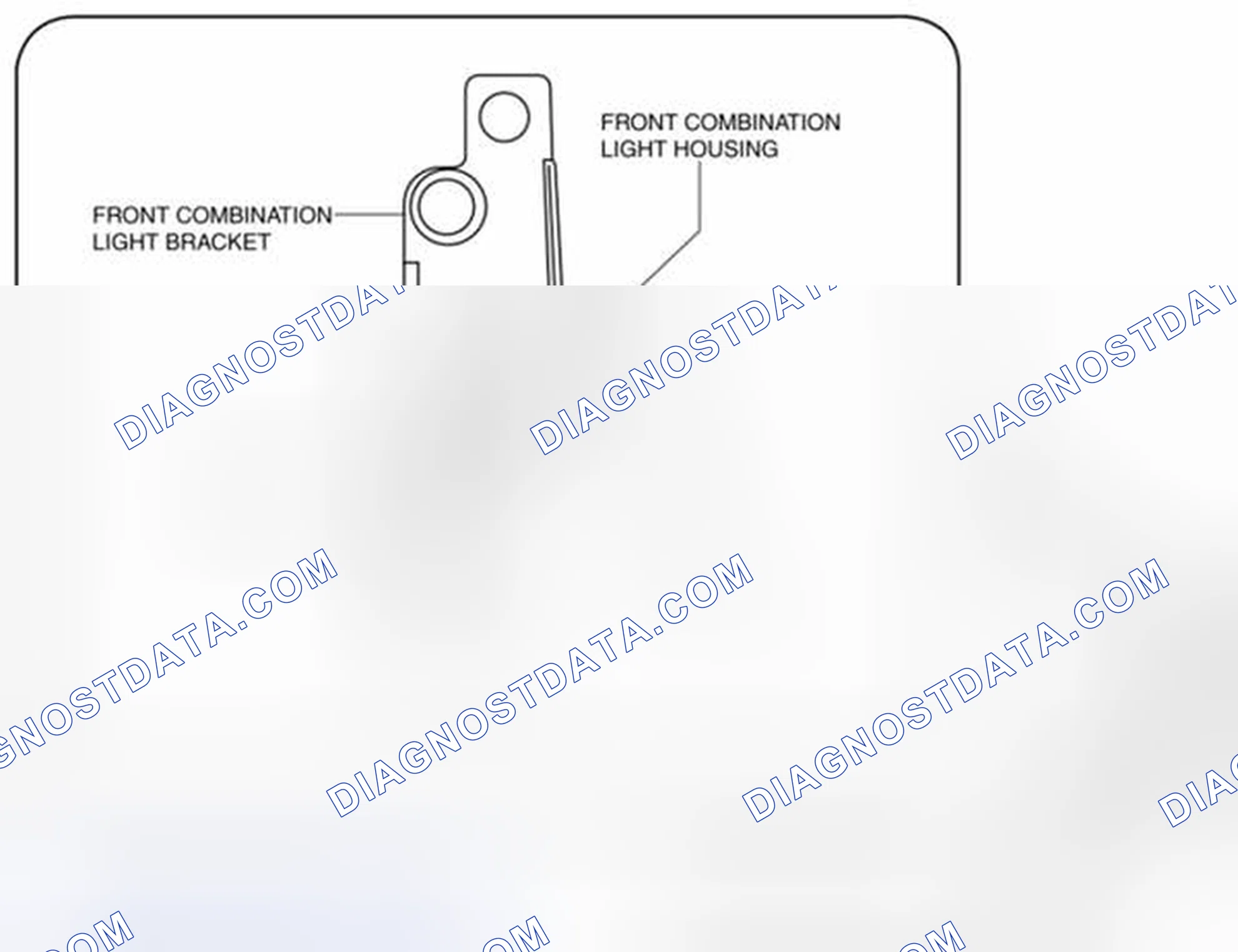 Scheme 34: FRONT COMBINATION LIGHT BRACKET REPLACEMENT