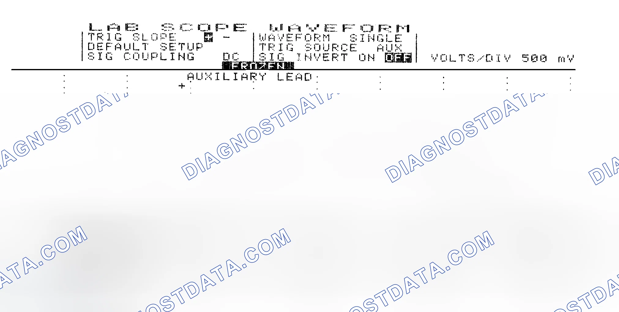 Scheme 14: Single Injector w/Excessive Current Flow - Current Pattern