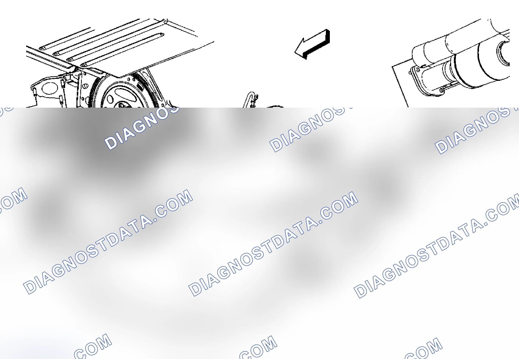 Scheme 6: Catalytic Converter Replacement - Left Side (Cab Chassis)