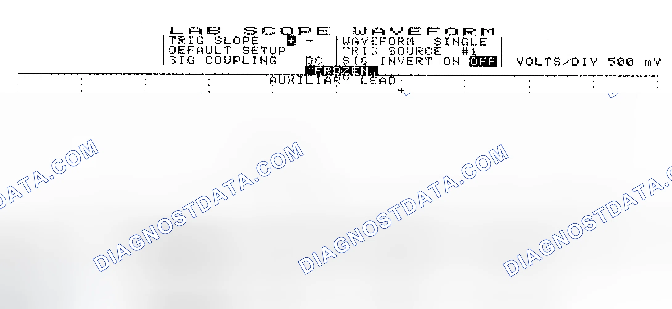 Scheme 10: Single Injector w/Excessive Current Flow - Current Pattern