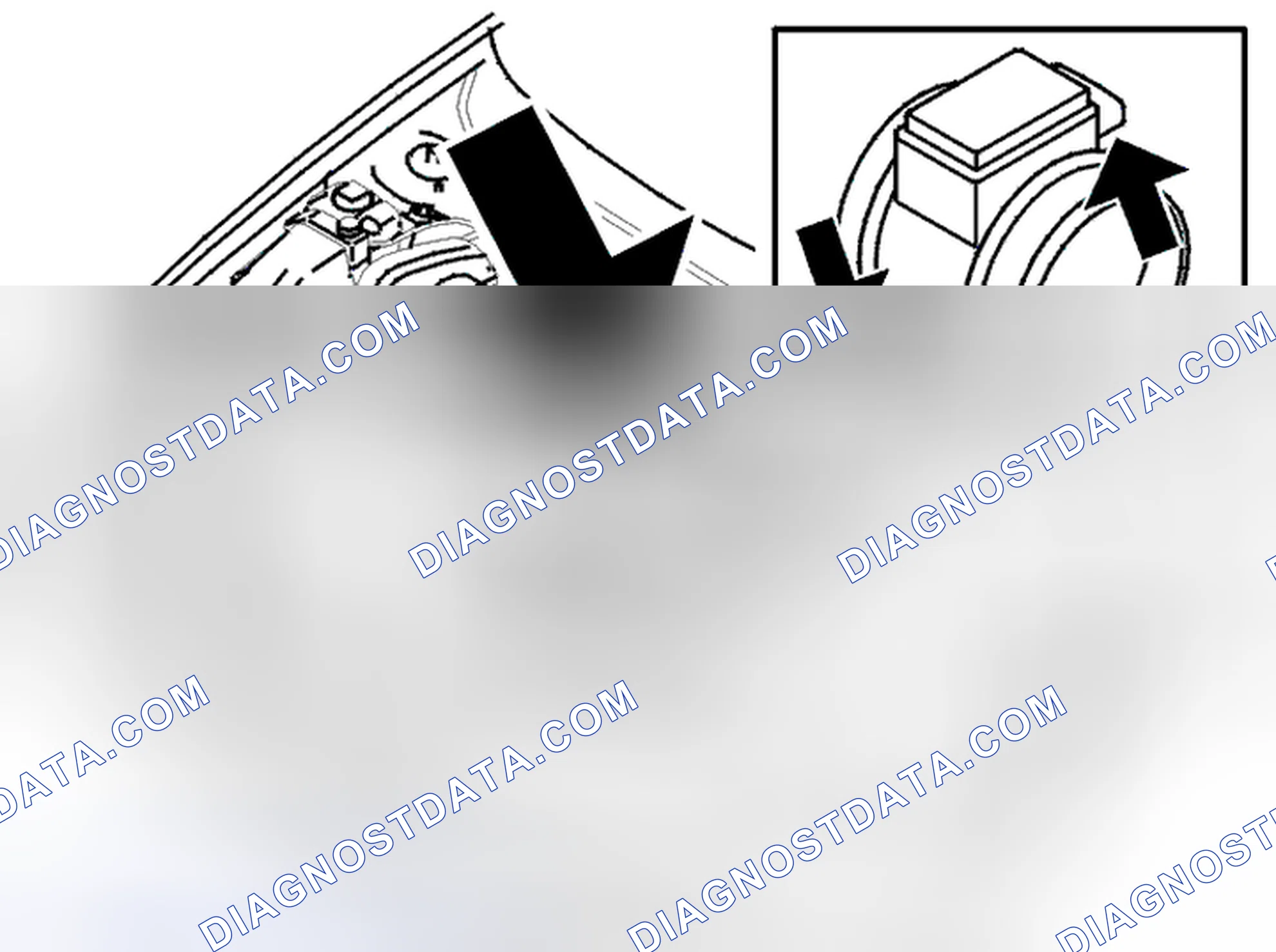 Scheme 269: Removing the mass air flow (MAF) sensor